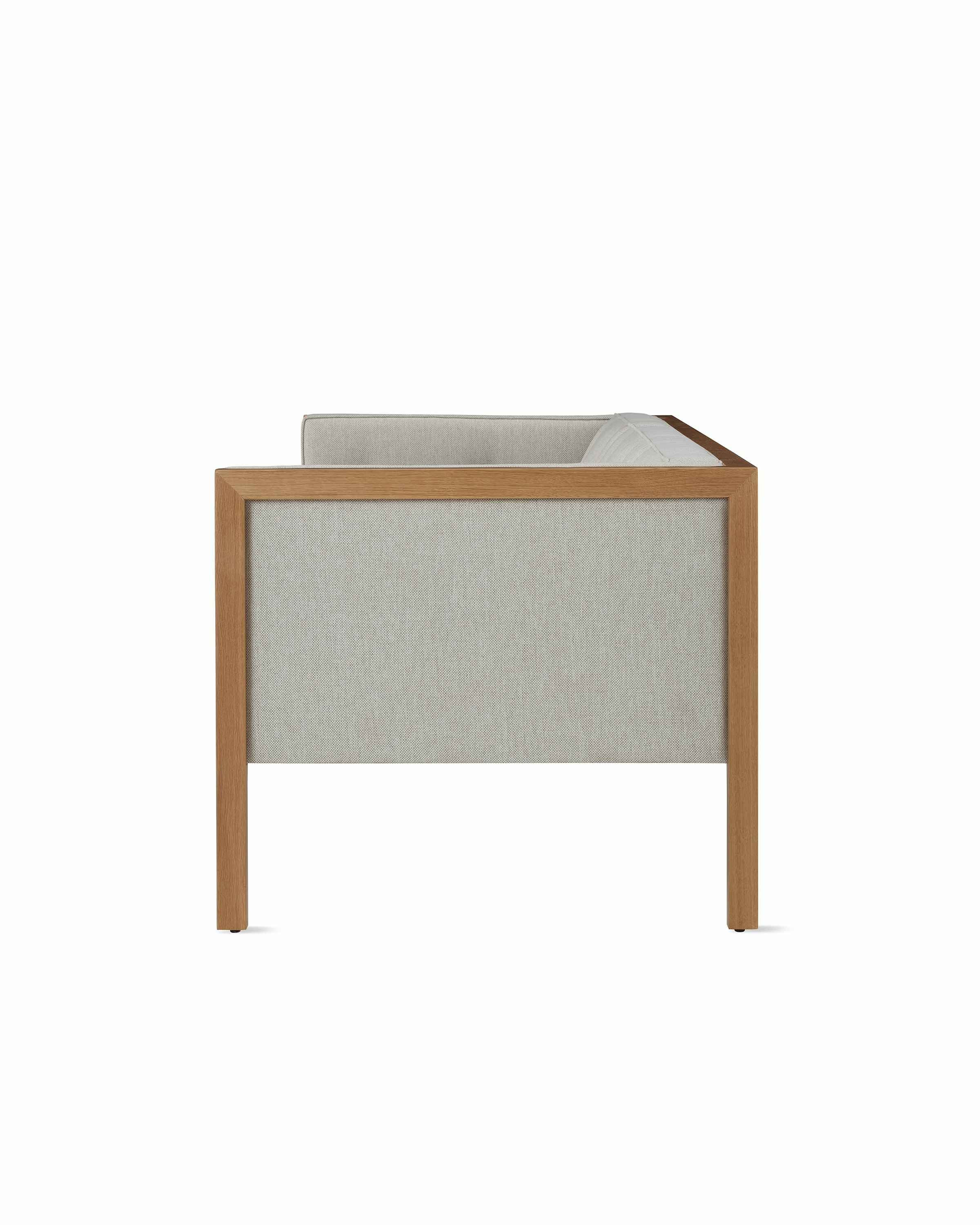 Nelson Cube Sofa in mode textile and oak