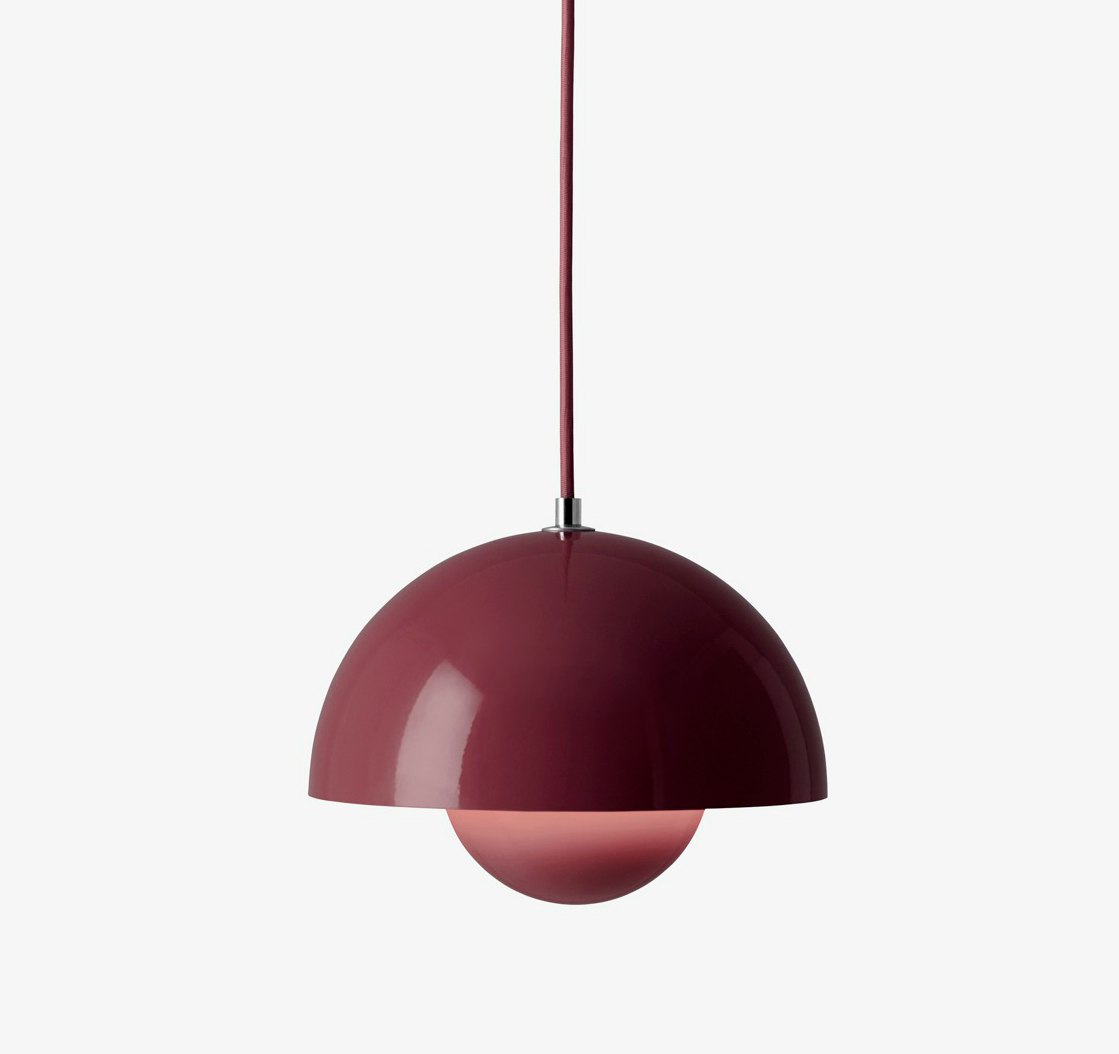 VP1 Flowerpot Pendant - Dark Plum