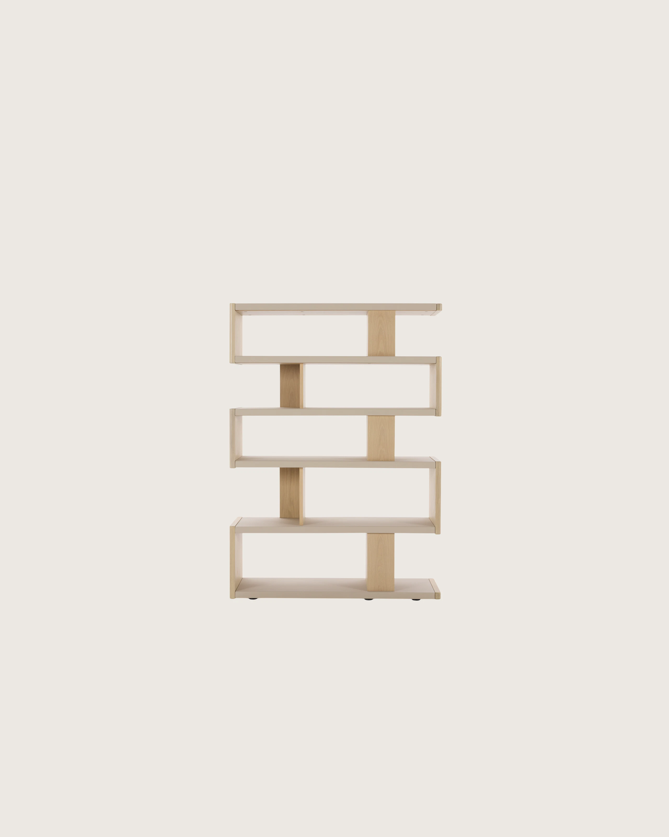 New Canaan High Bookshelf - oak, champagne