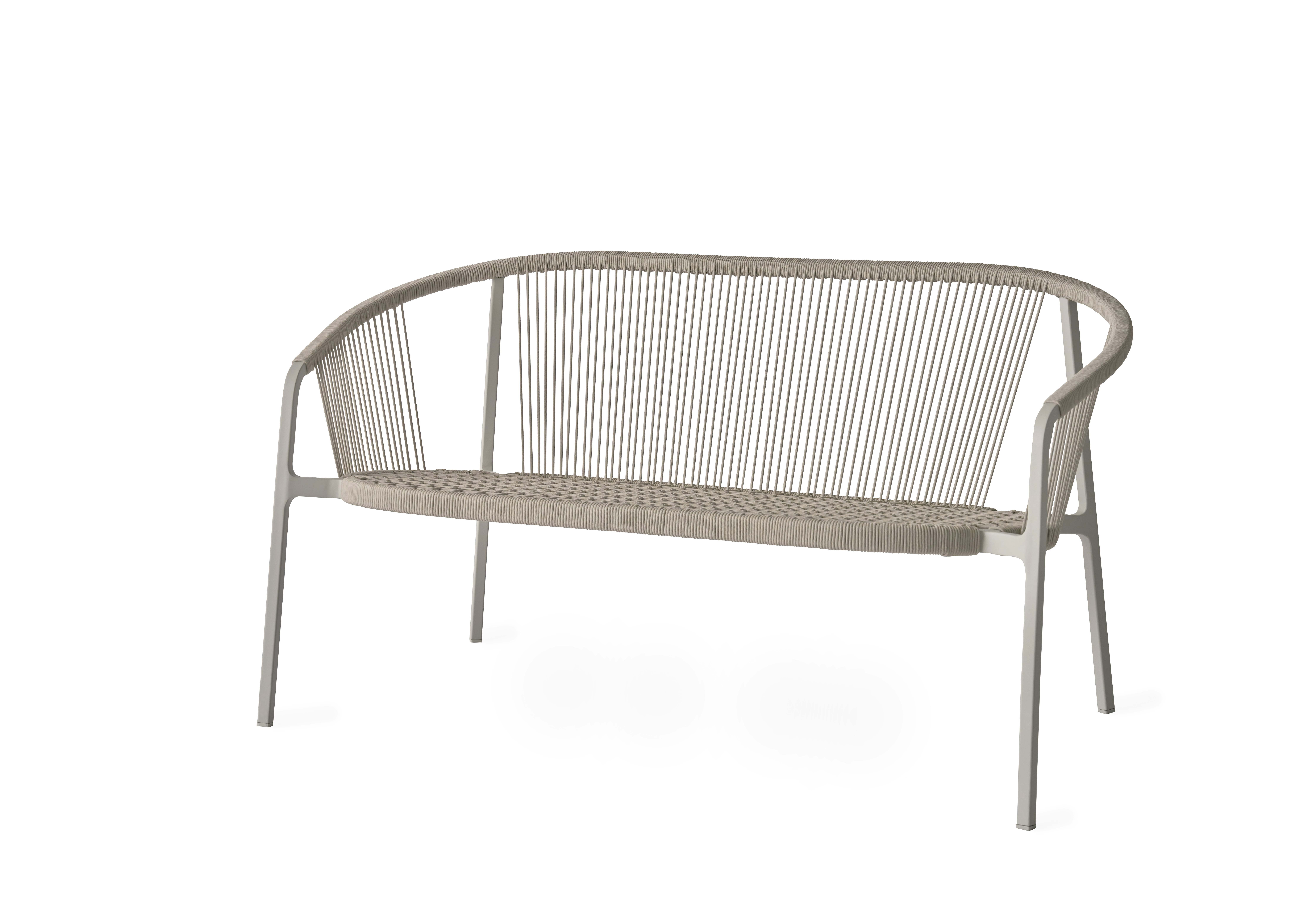 A Vipp721 Lagrasse Sofa Viewed from an angle.