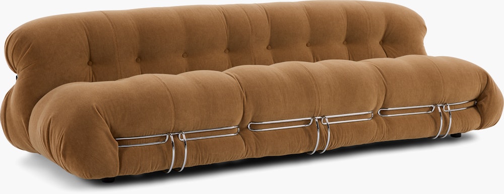 Soriana Sofa - 3 Seat - terrain,  chrome