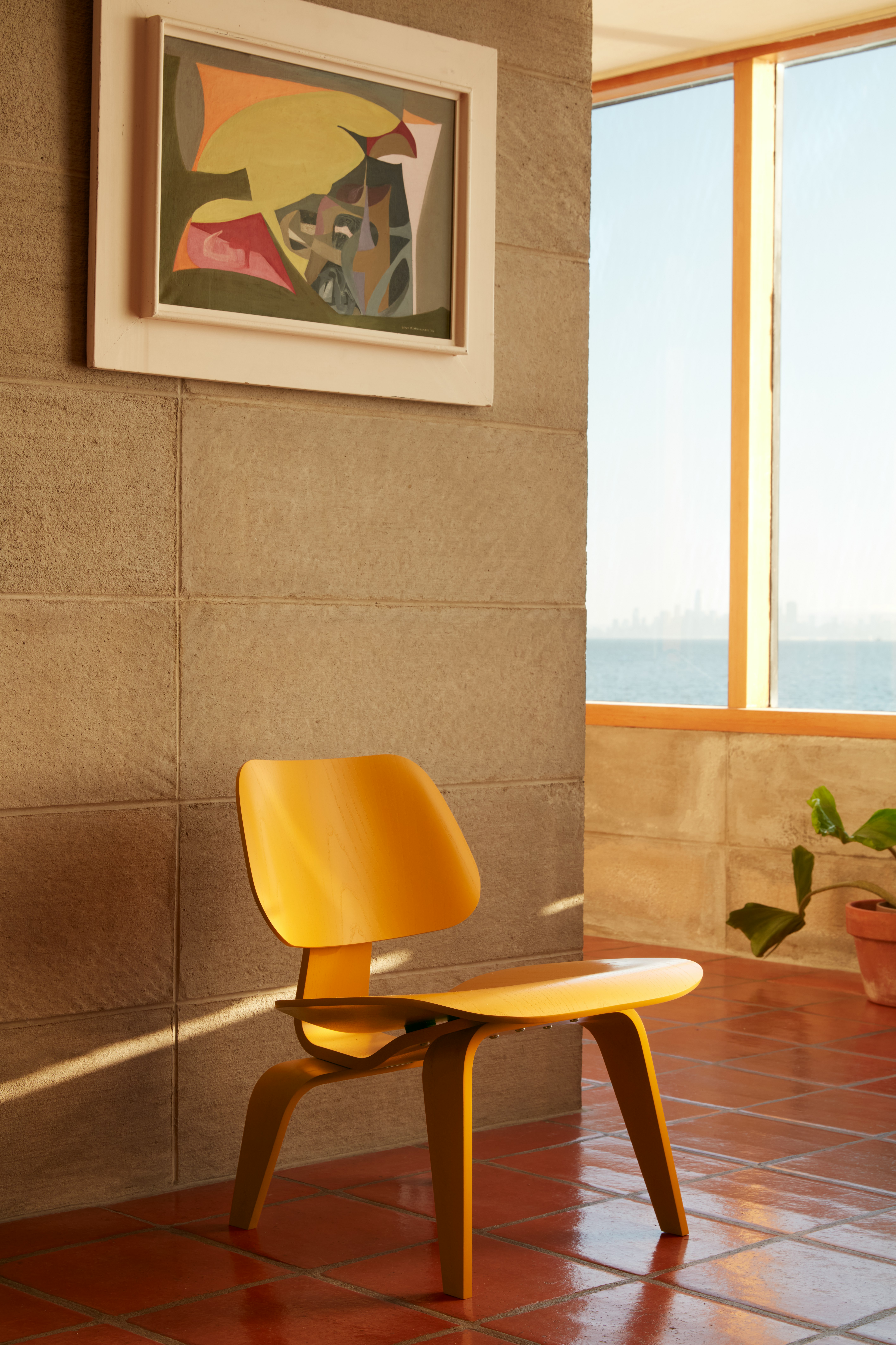 Eames Molded Plywood Lounge Chair Wood Base (LCW)