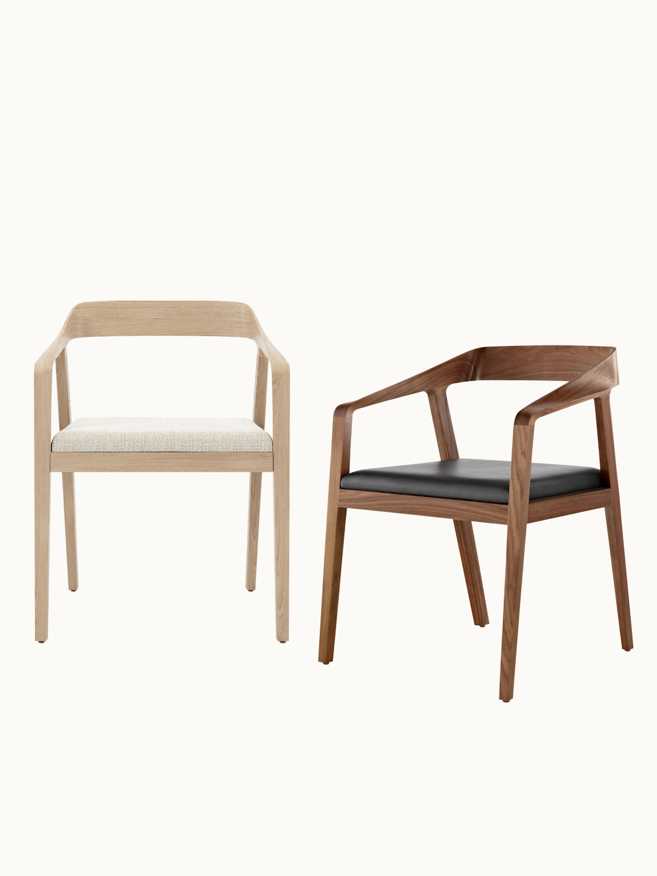 Full Twist Armchair - Capri, Snow, Ash
