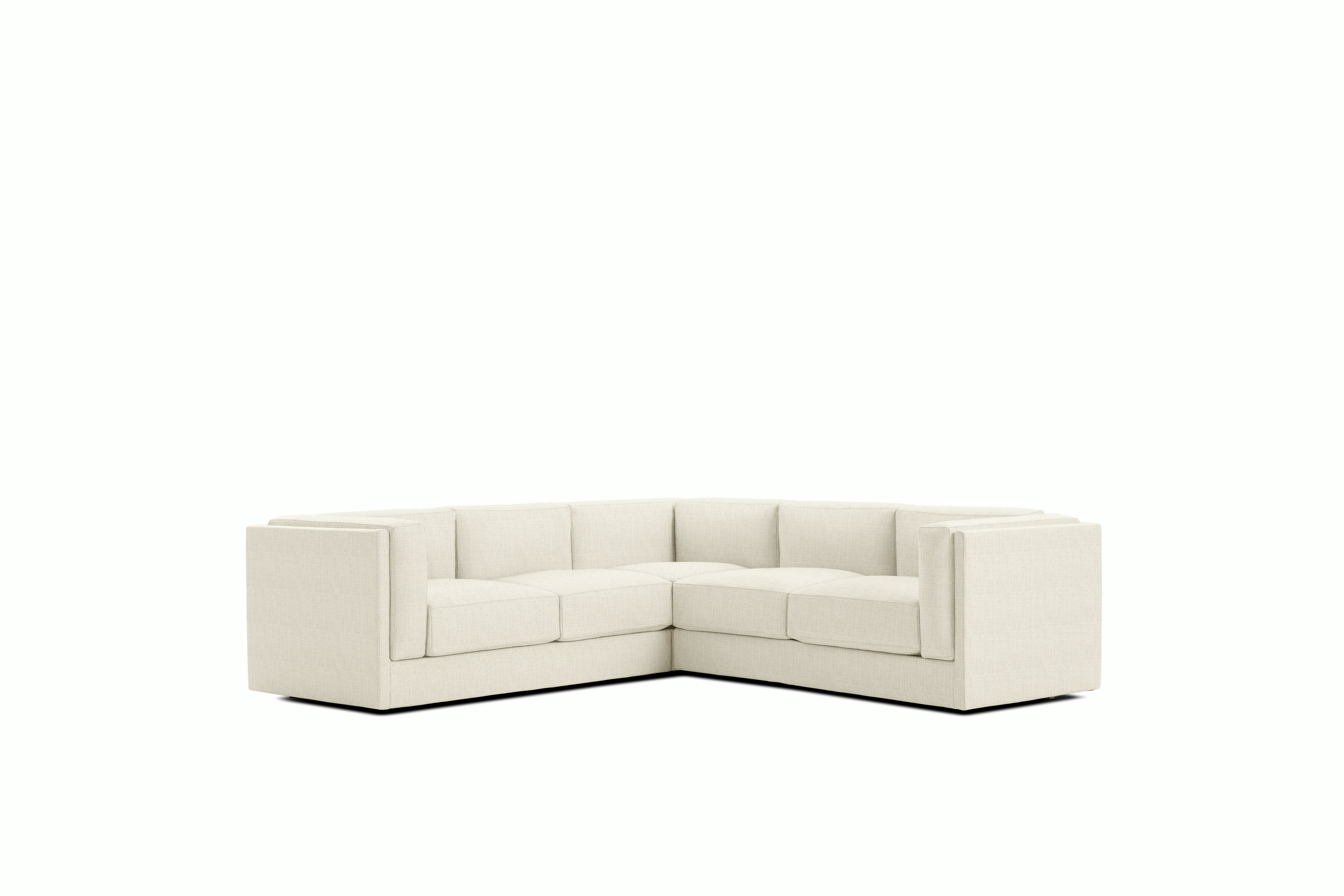 Symme Corner Sectional - Fabric Frame