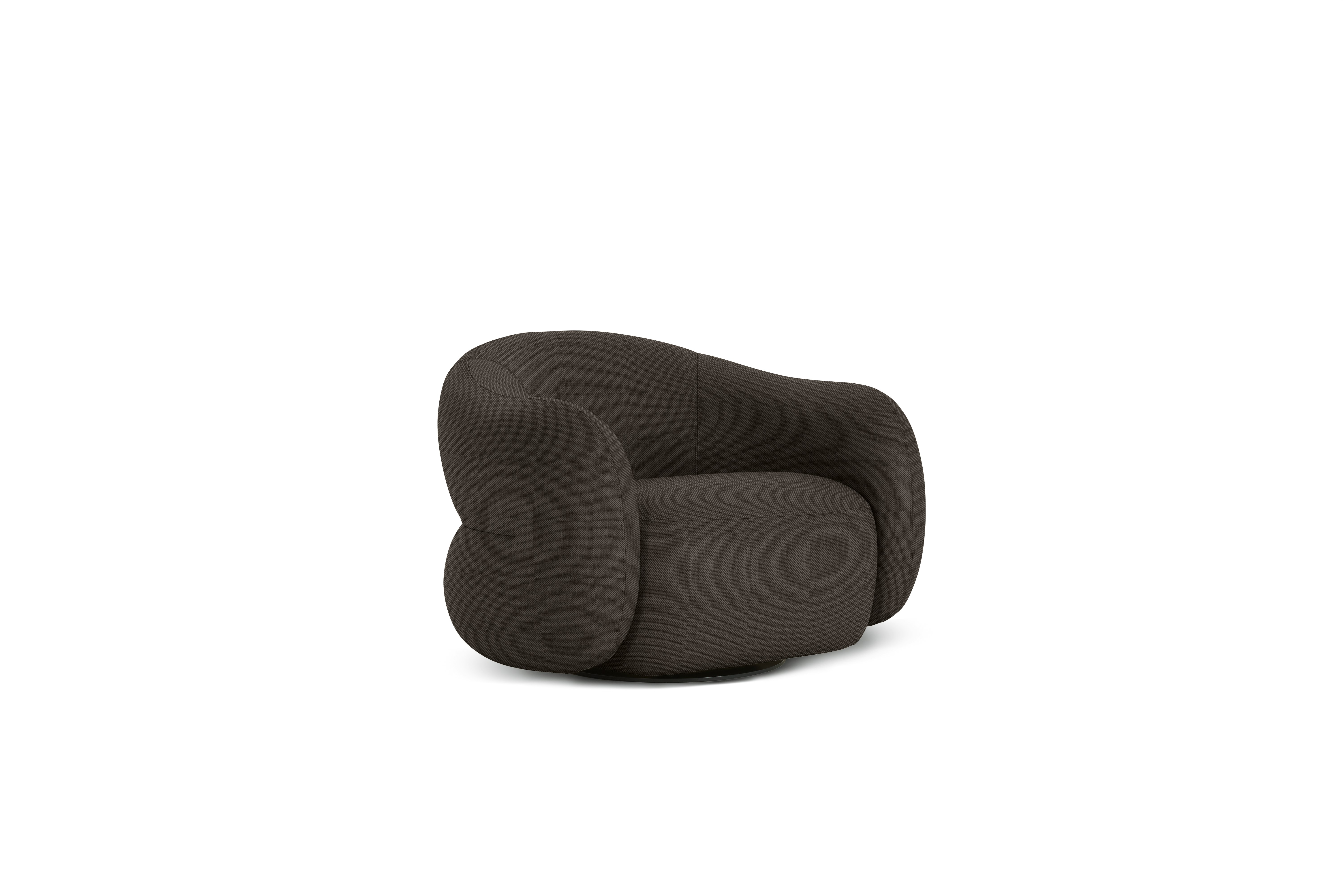 Soffi Swivel Chair - Fabric, Mode, Hollow