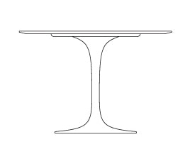 Round - 42" Laminate / Veneer