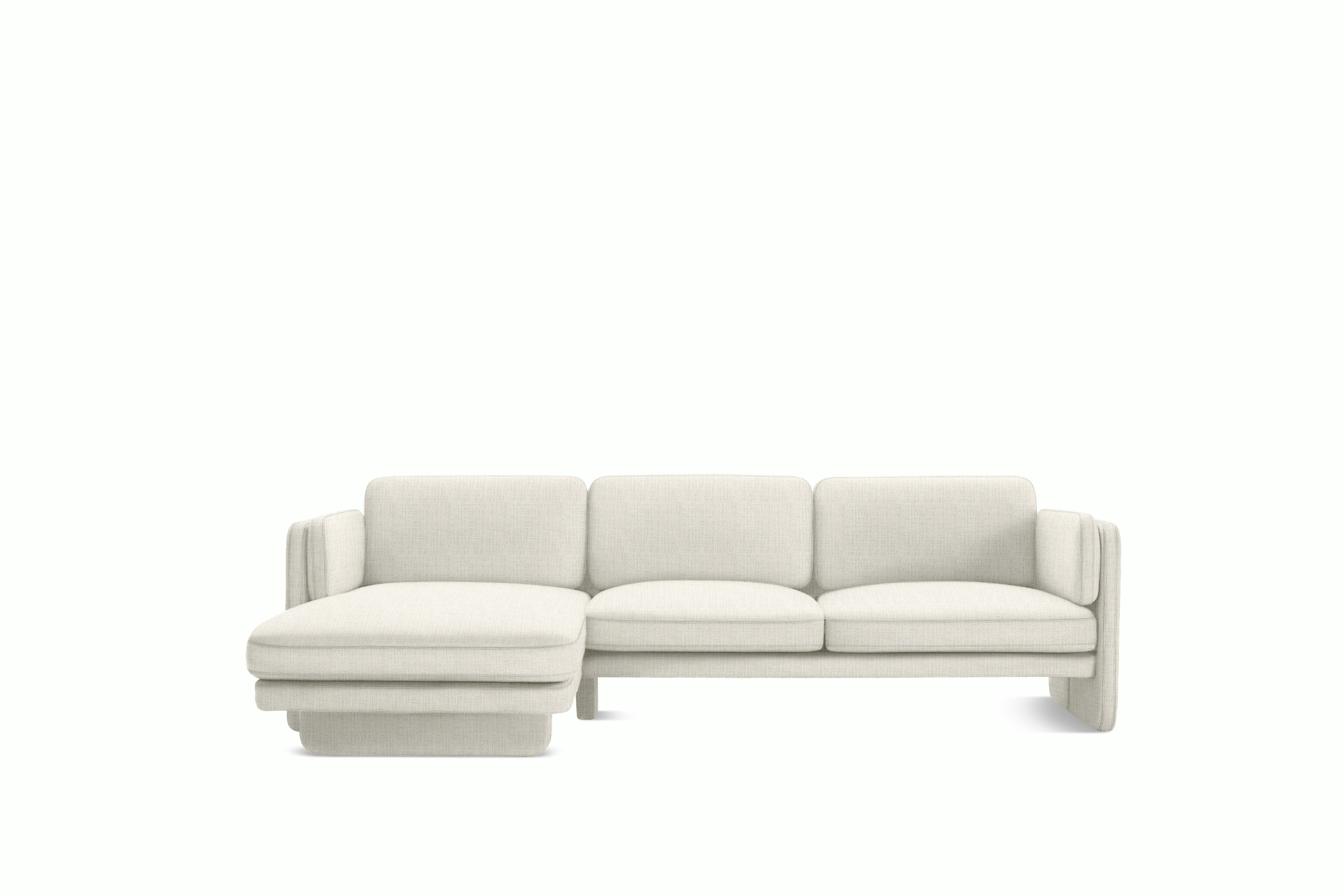Pastille Sectional Chaise 105" - Left Facing