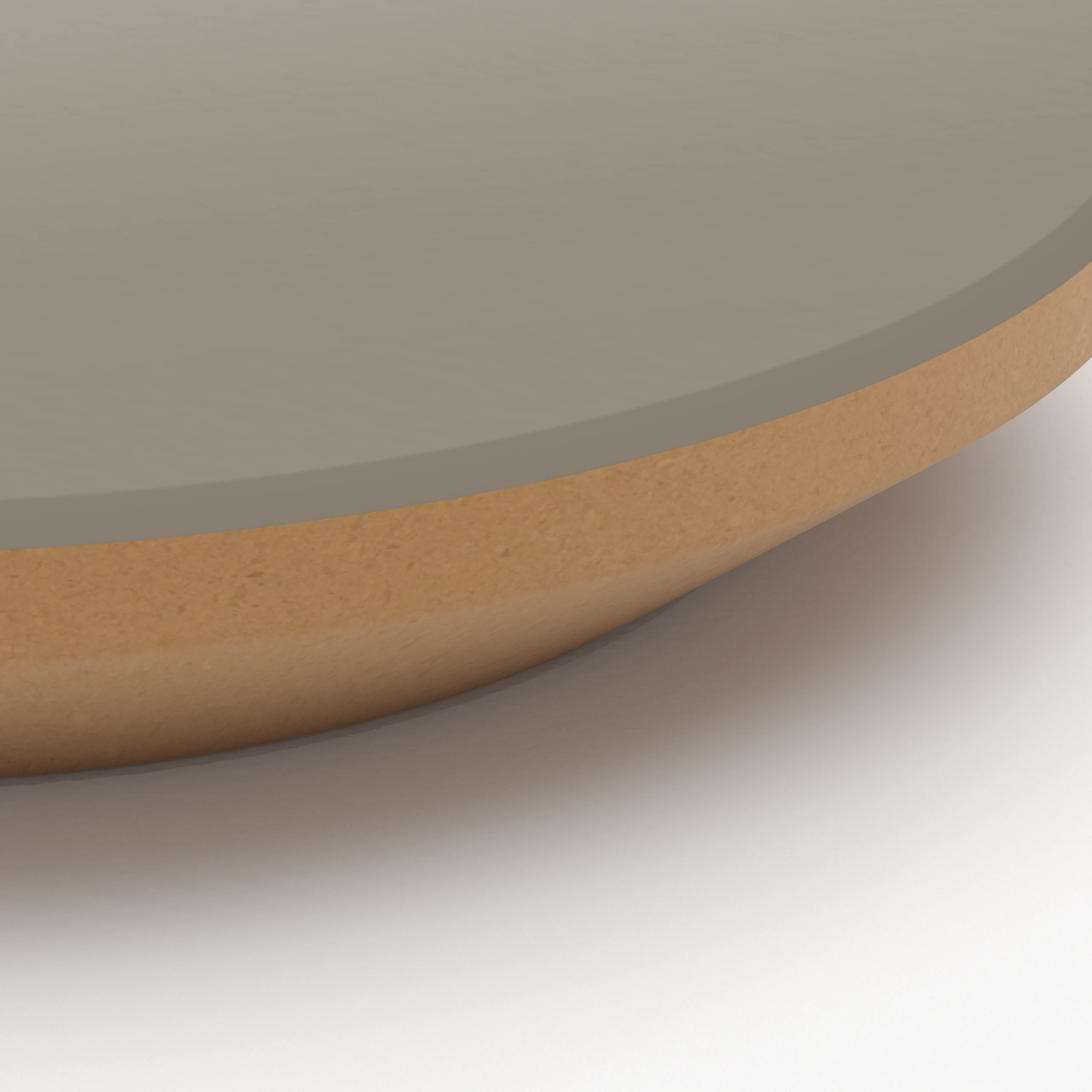 Taupe with Reverse Chamfer Edge