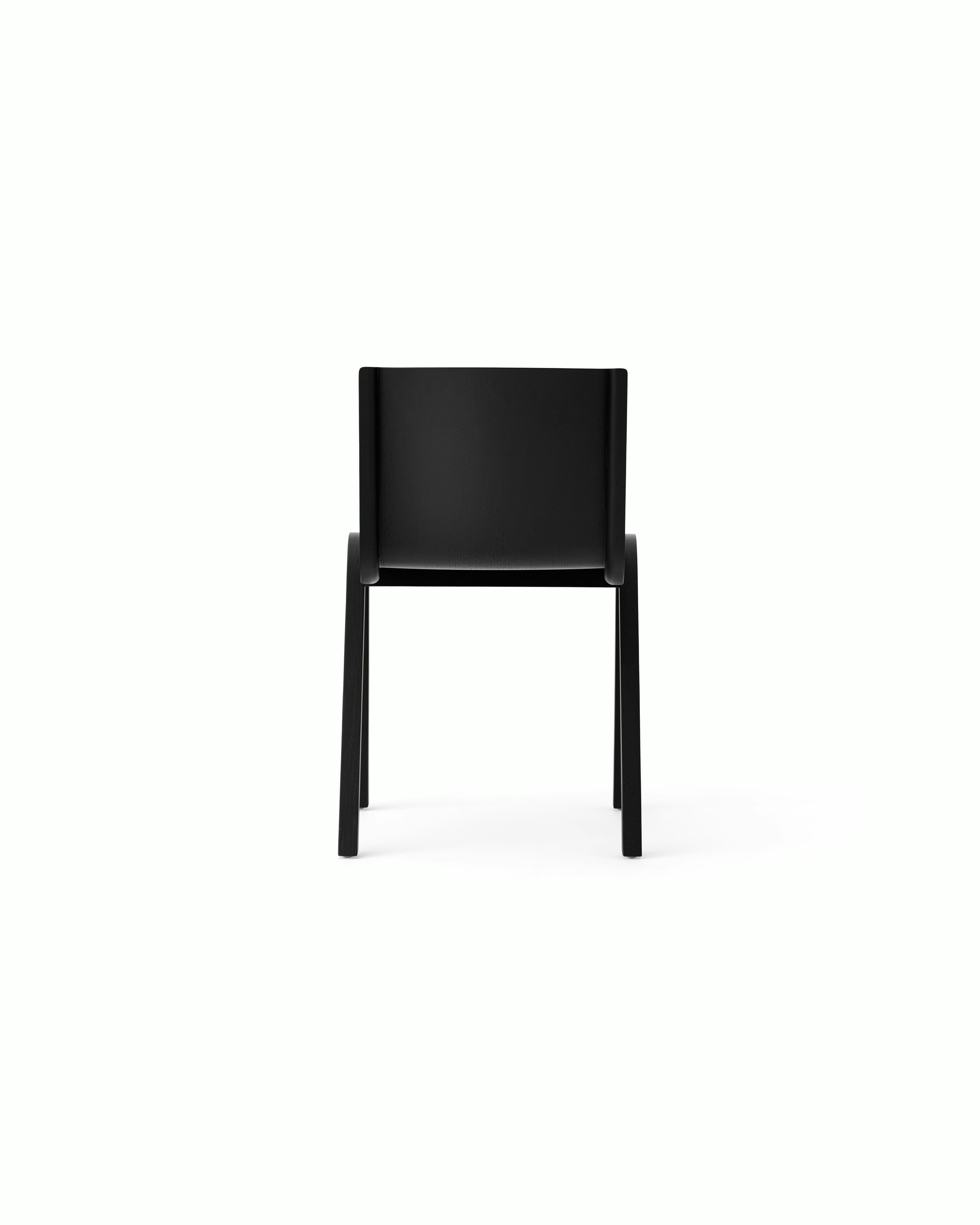 Ready Dining Chair - Unupholstered, Black Painted Oak