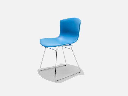 bertoia molded shell side chair