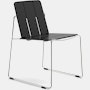 Keene Side Chair - Black, Stainless Steel