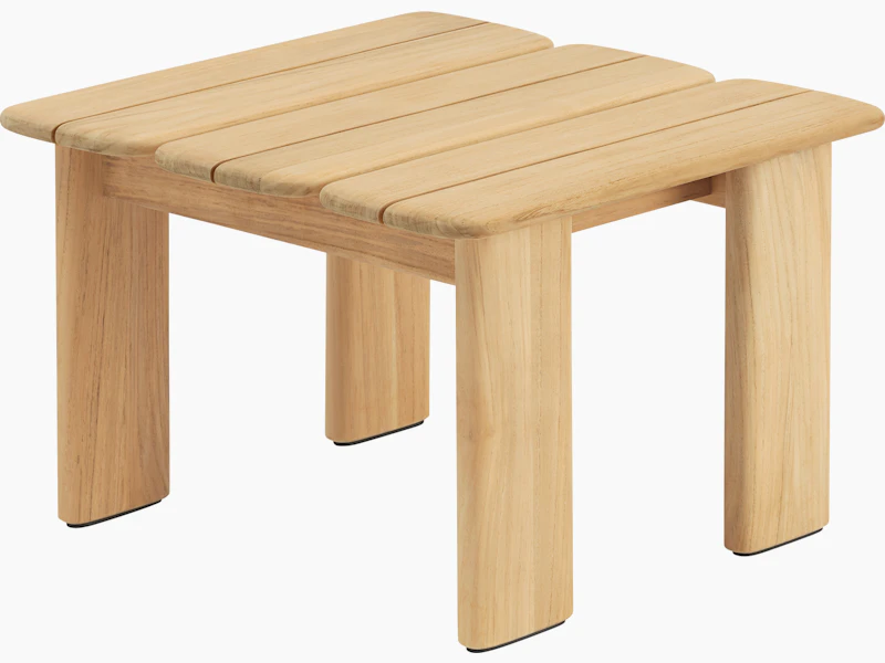 Assemble Outdoor Coffee Table in Teak viewed from angle