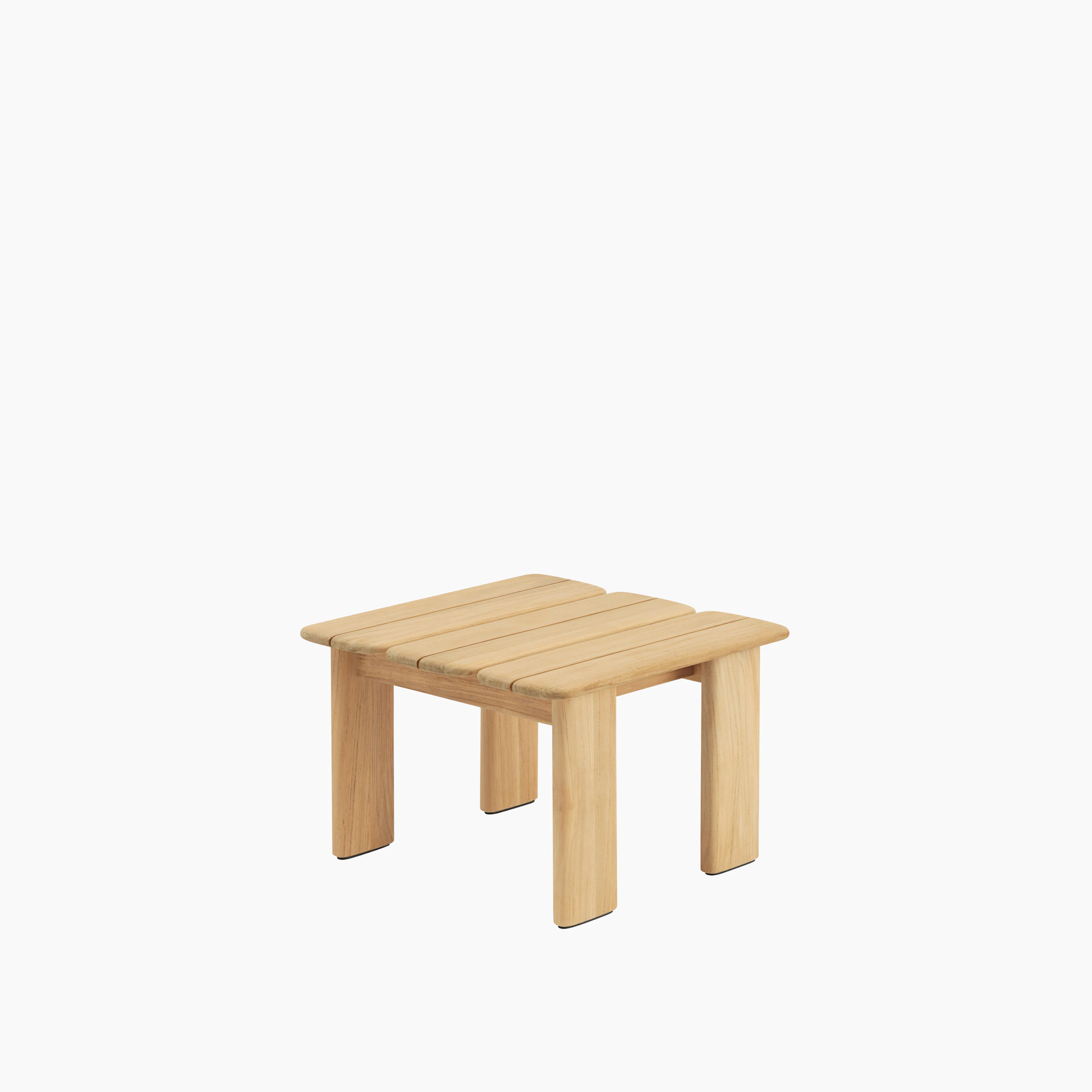 Assemble Outdoor Coffee Table in Teak viewed from angle