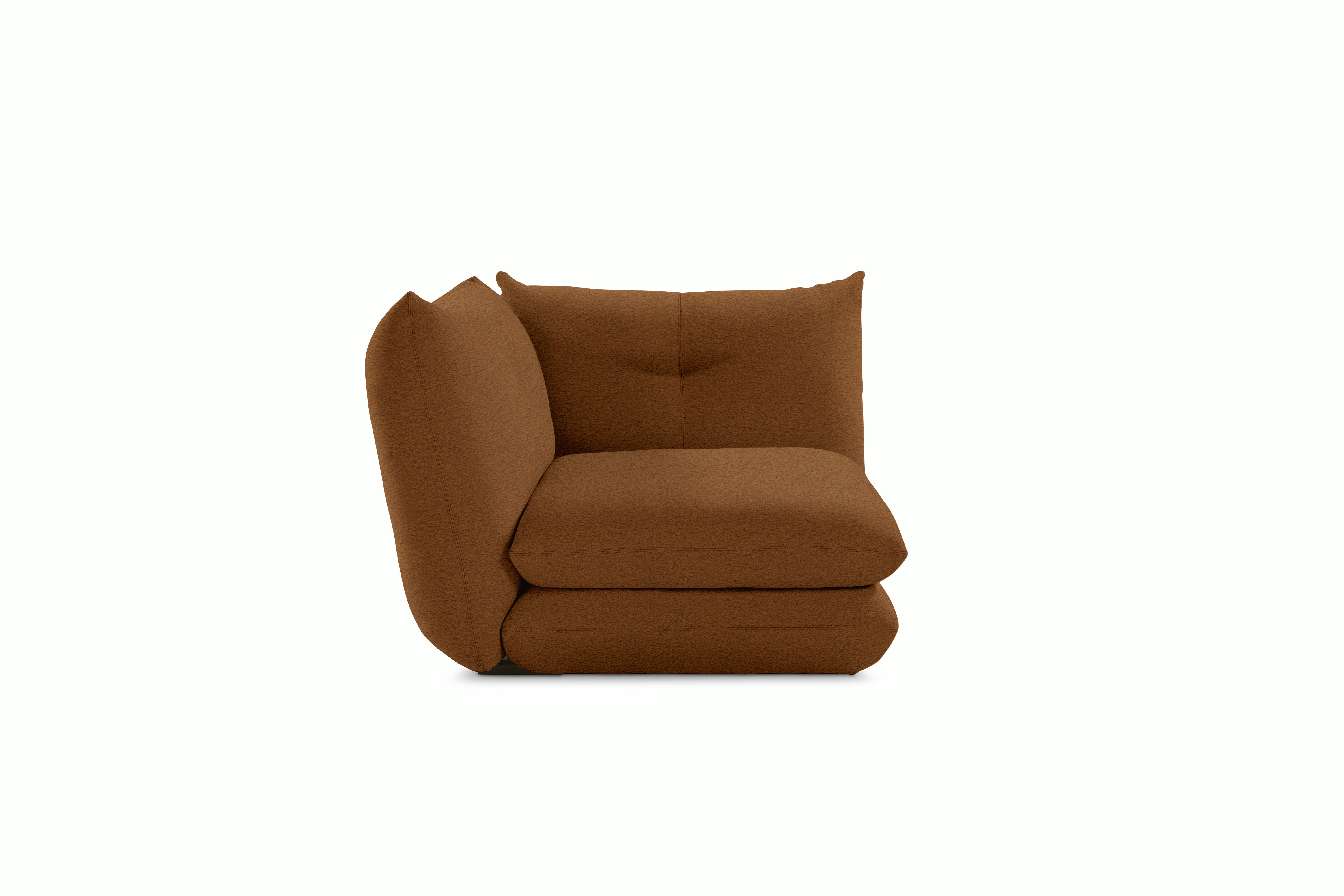 Perron Pillo End Seat Module -  Left Standard or Deep in Puff Bronze