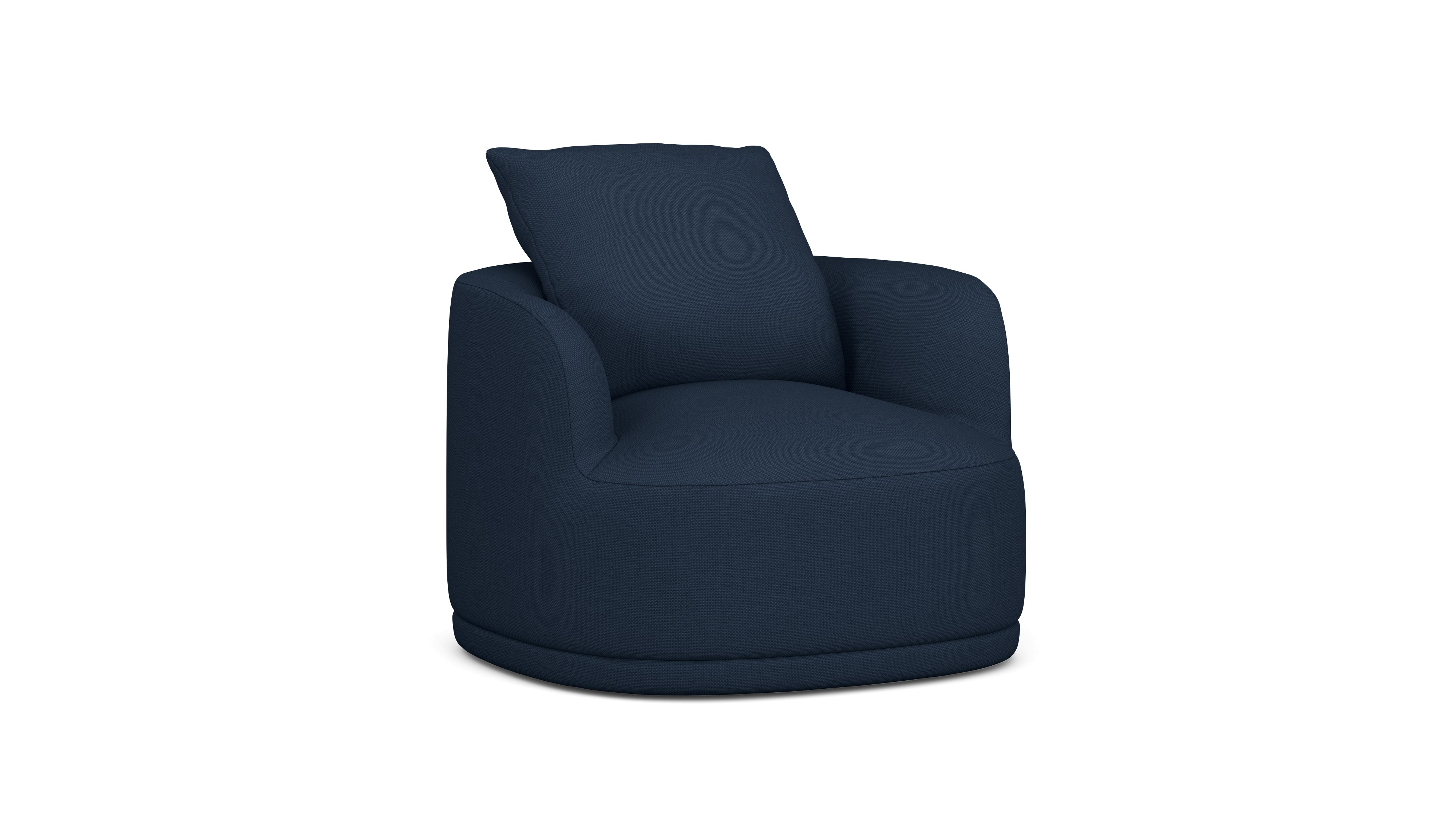 A Atlason Composed Swivel Chair in Society Viewed from an angle.