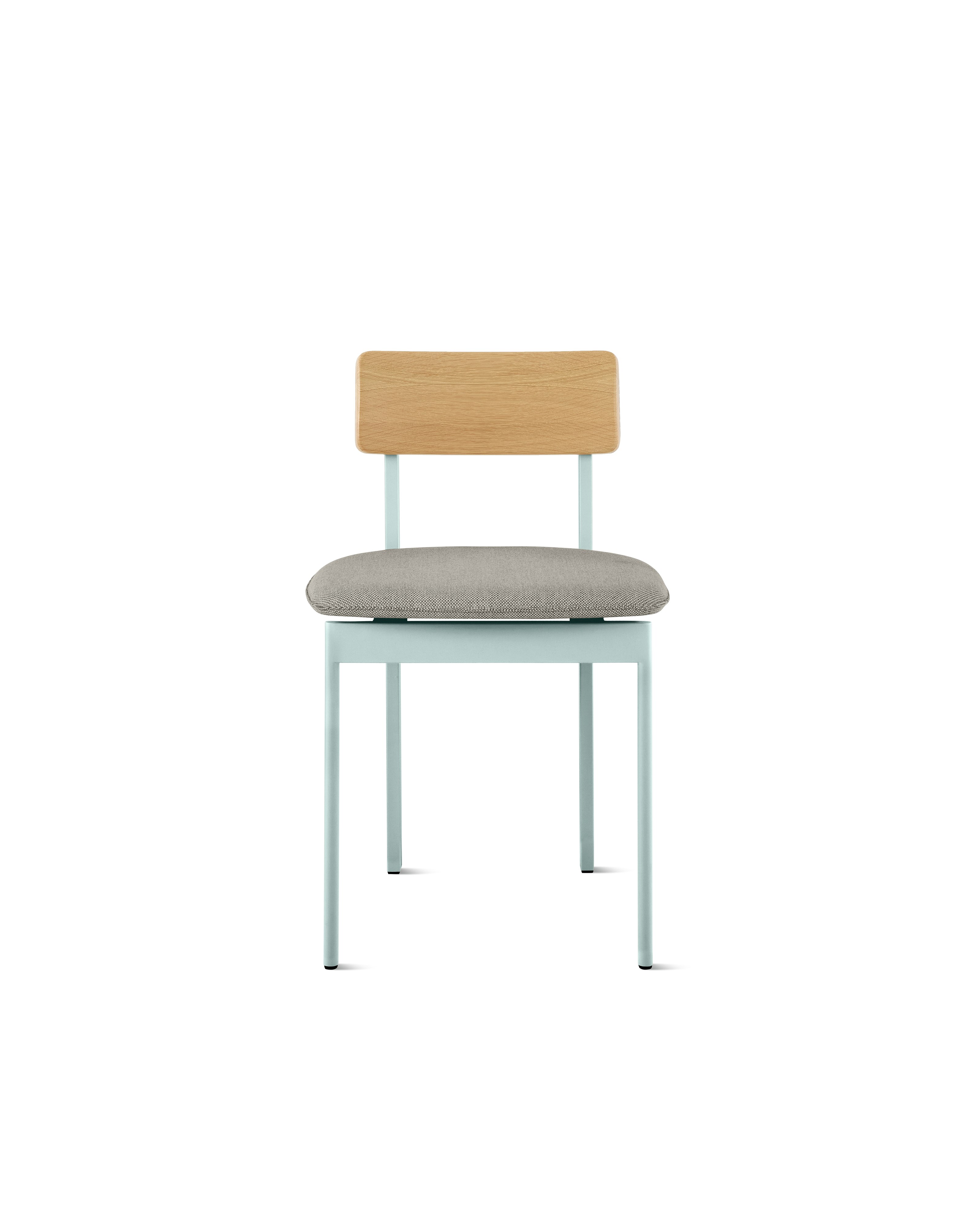 Betwixt Mixed Materials Chair - side chair,  glacier,  oak,  sycamore