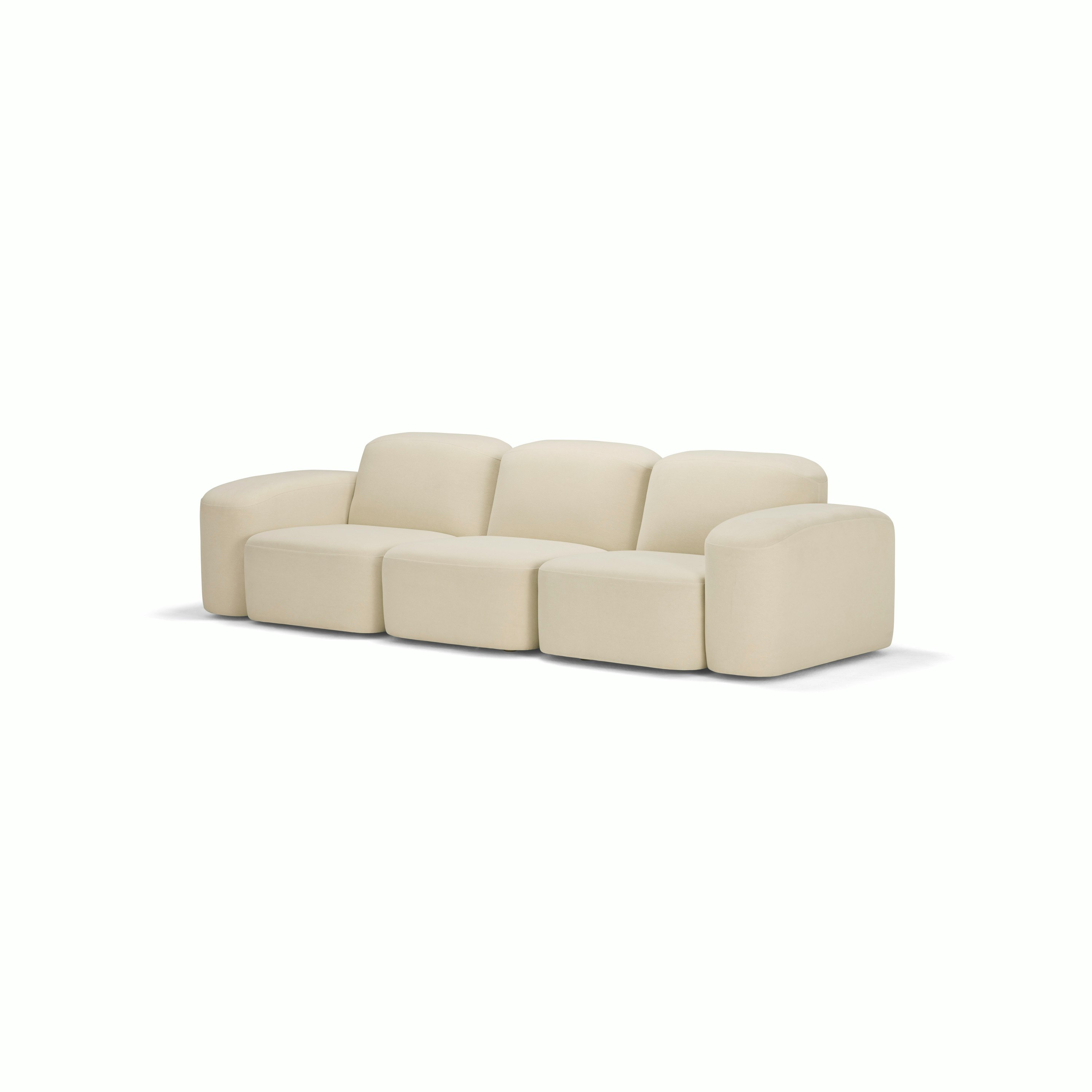 Muse Sofa - 3 Seater, Cabarita, Natural