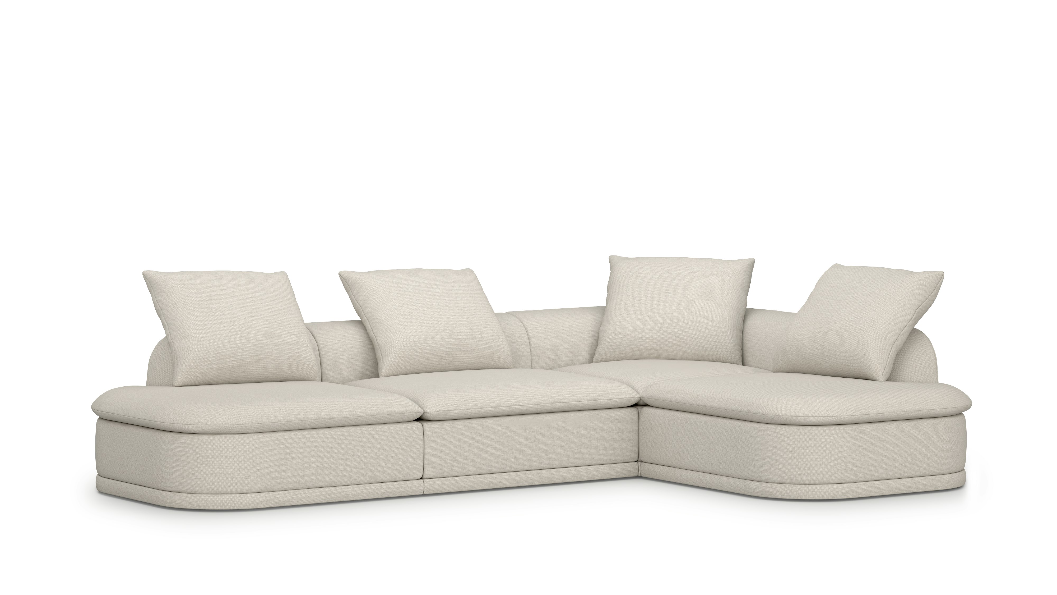 Atlason Composed Modular Sofa Open L-Sectional