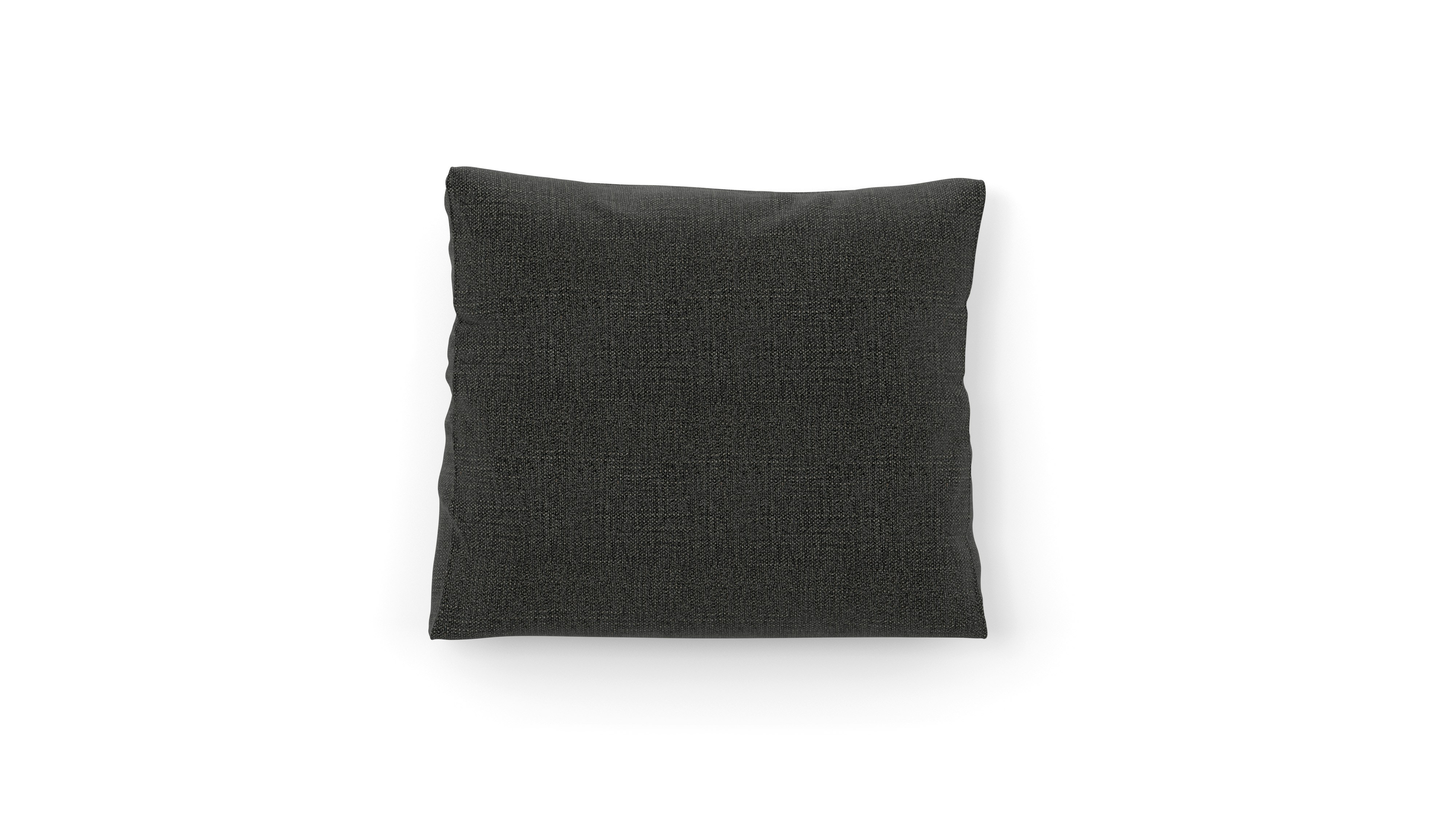 A Atlason Americano Throw Pillow in Slate viewed from the front.