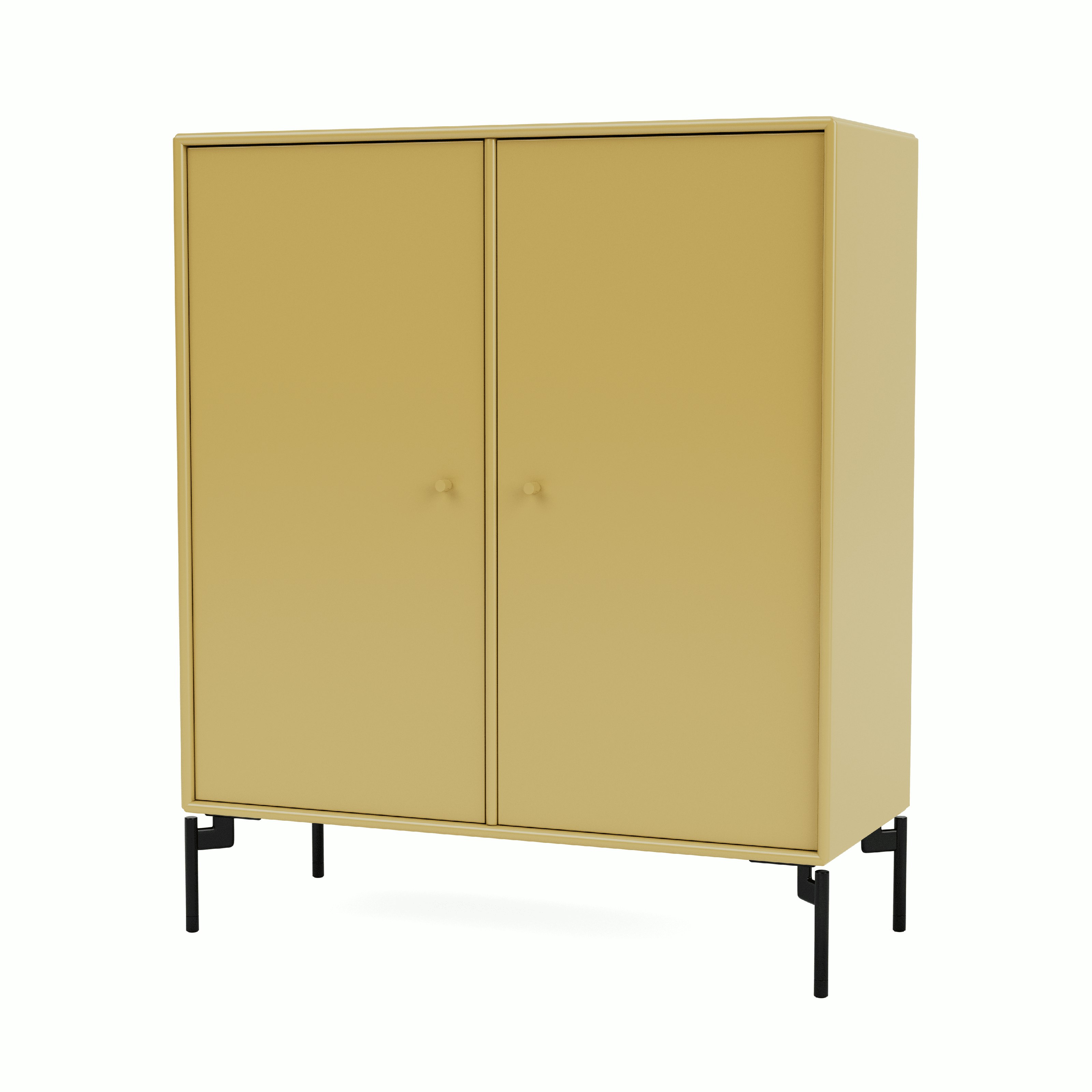 Cover Cabinet - Cumin, with Black Legs