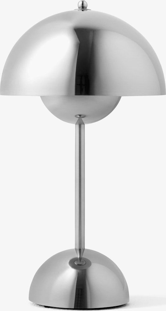 VP9 Flowerpot Portable Lamp - Chrome Plated