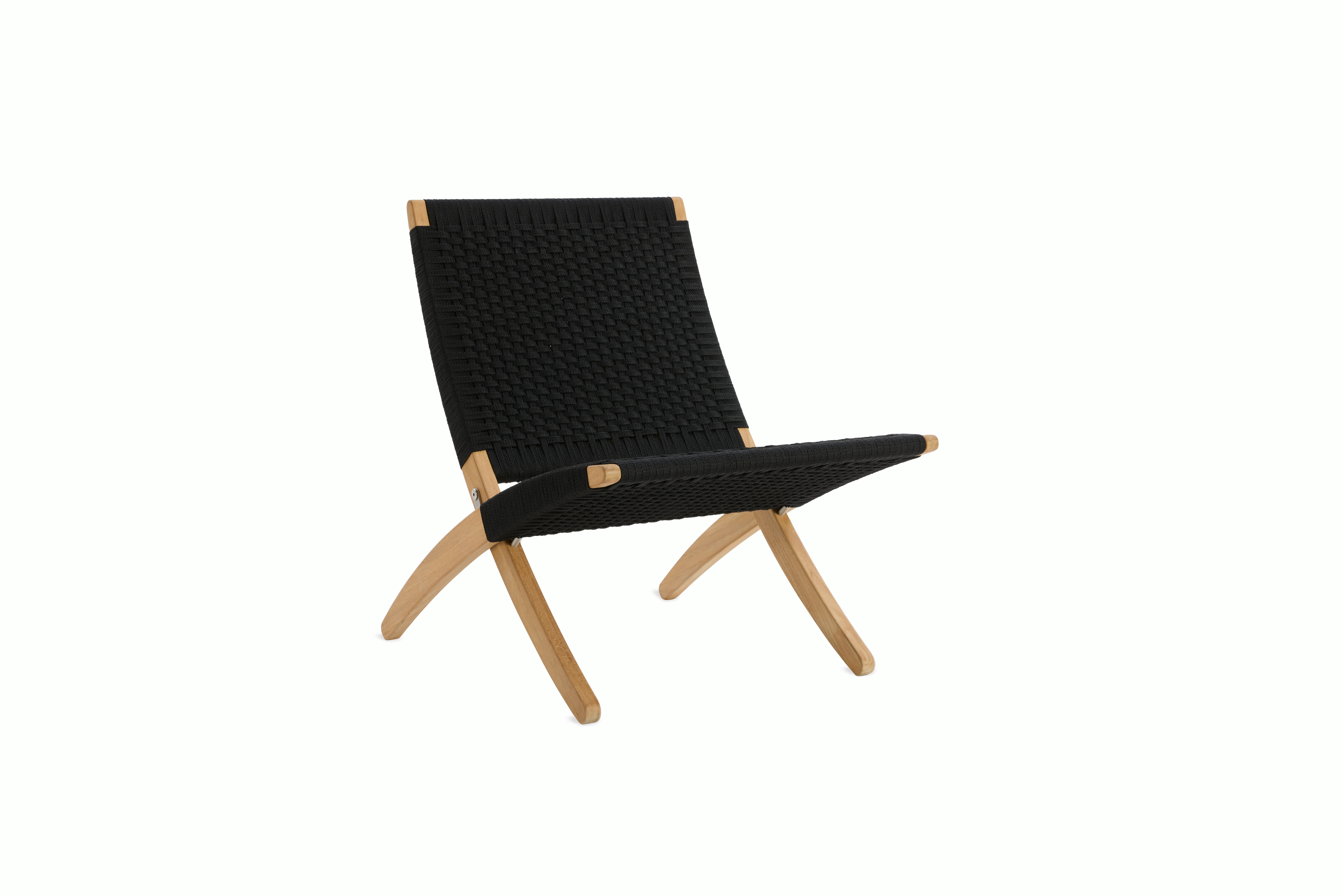Cuba Outdoor Lounge Chair - black