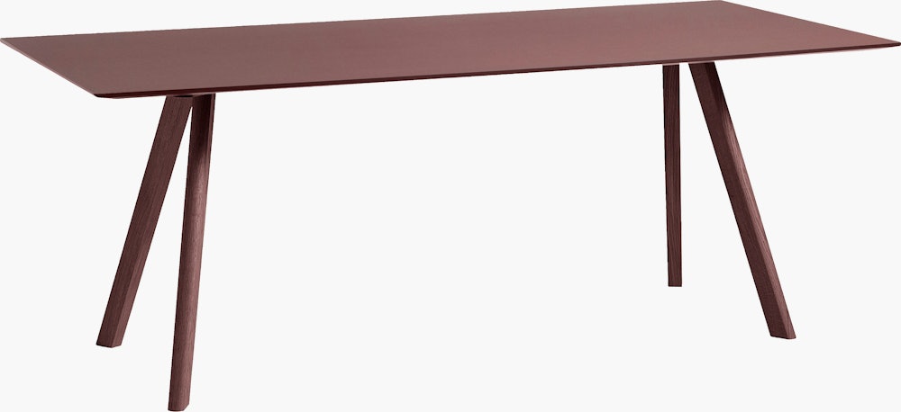 Copenhague 30 Dining Table 2.0 - Burgundy / Burgundy, 78.75