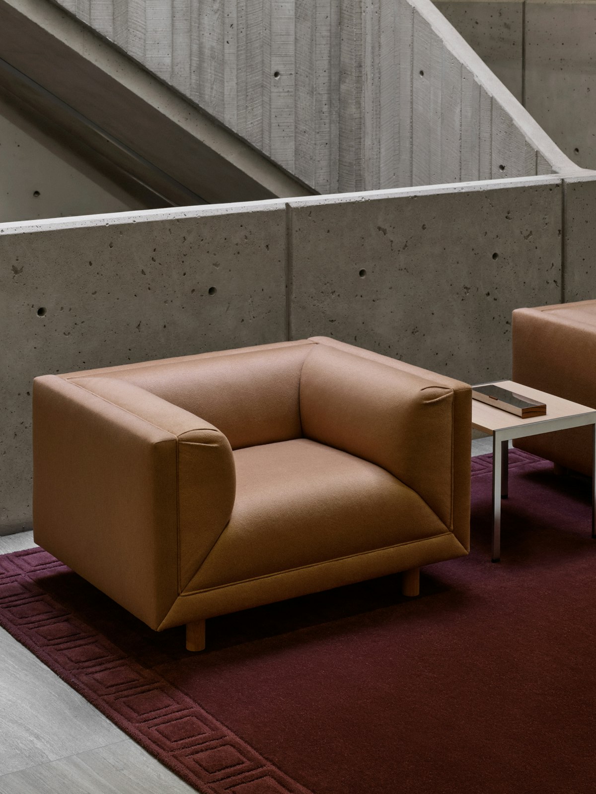 Rolled Arm Club Chair