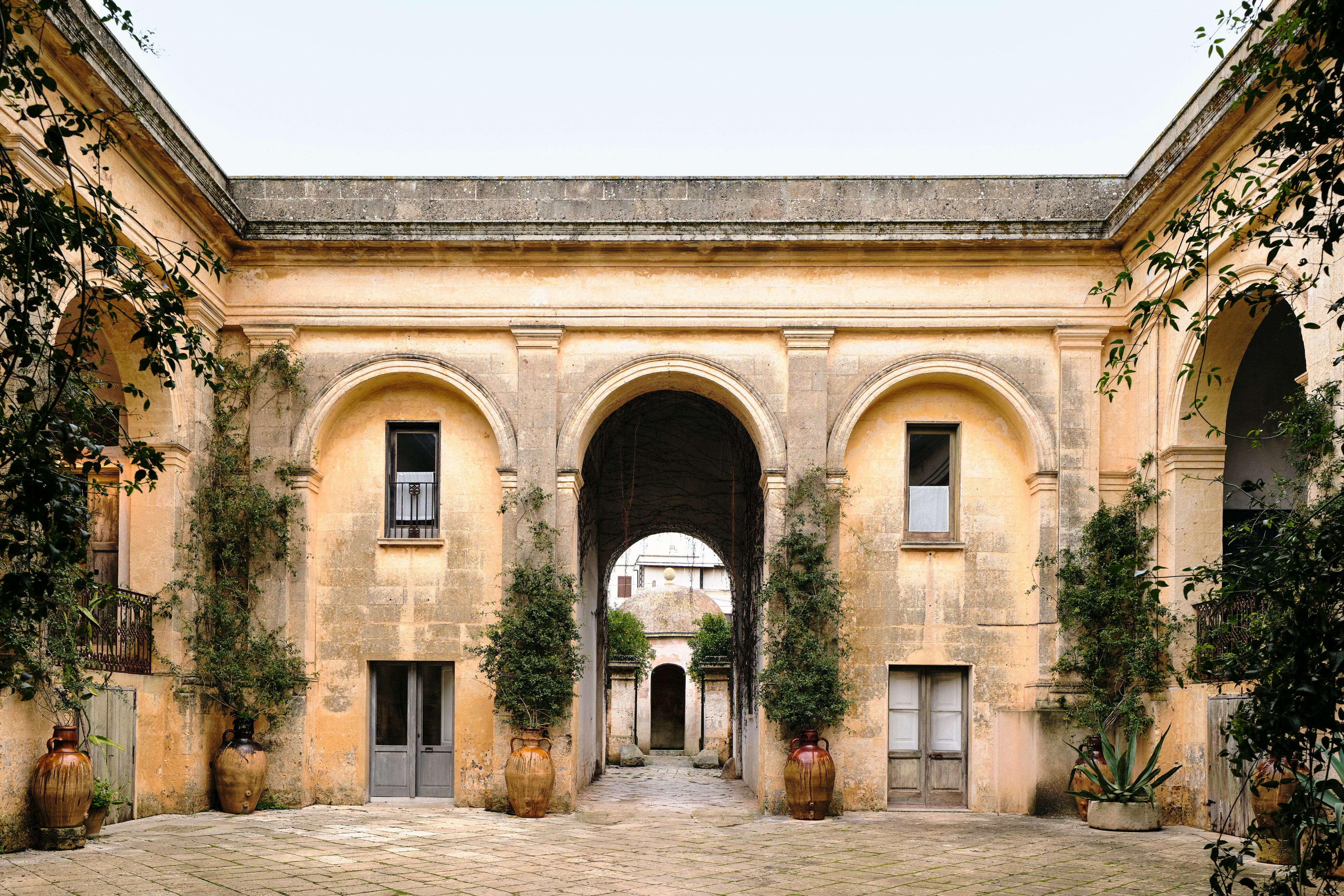 Exterior shot of Palazzo Daniele in Puglia Italy