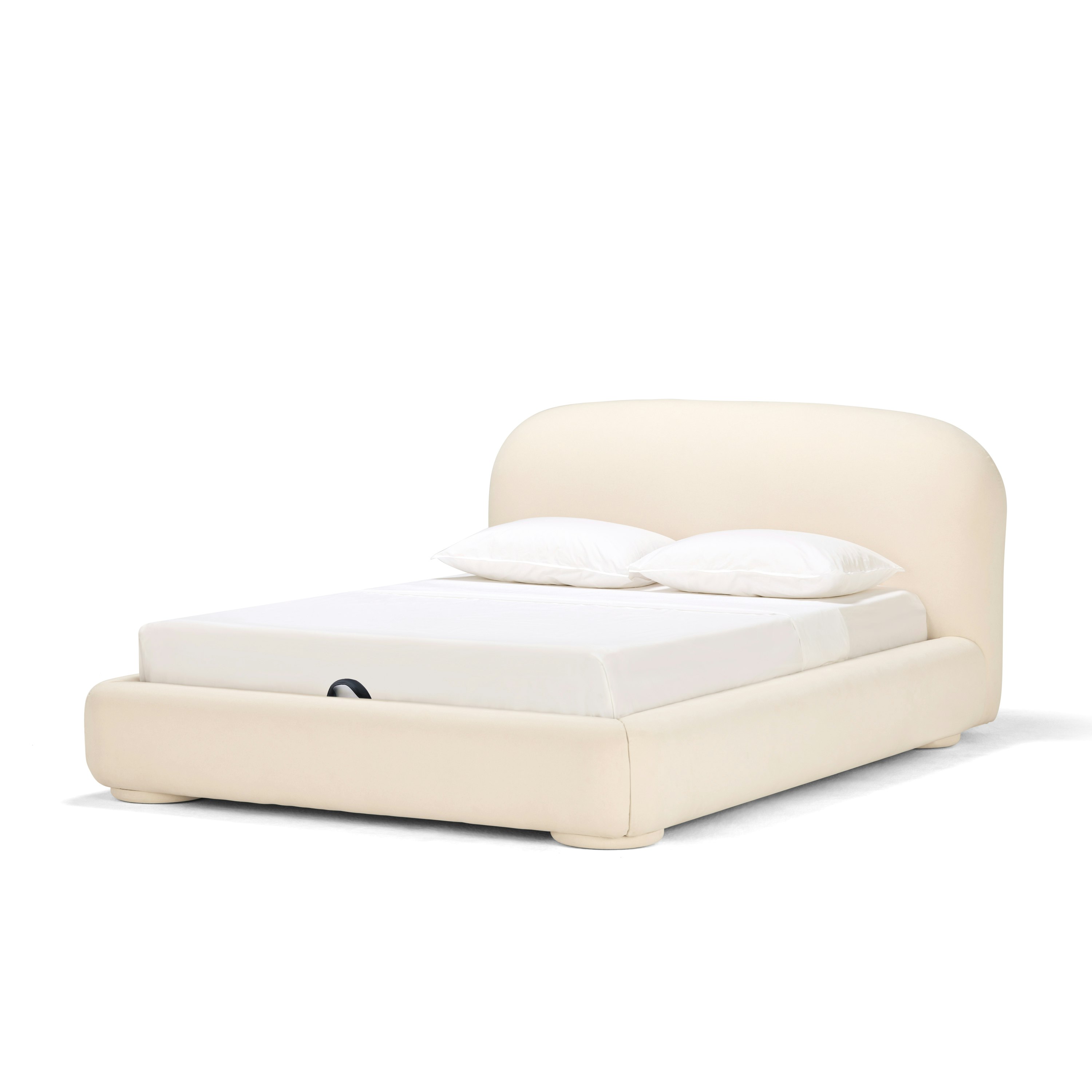 Lull Bed - Queen, Storage, Fabric, Bridgehampton, Oat