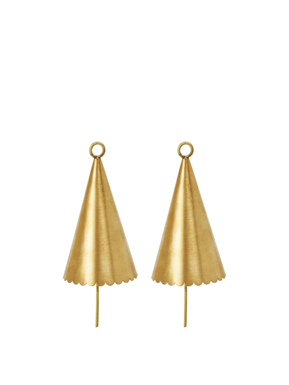 Cone Bell Ornaments - Set of 2