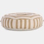 Ring Lilo Pool Float - sand/white stripe