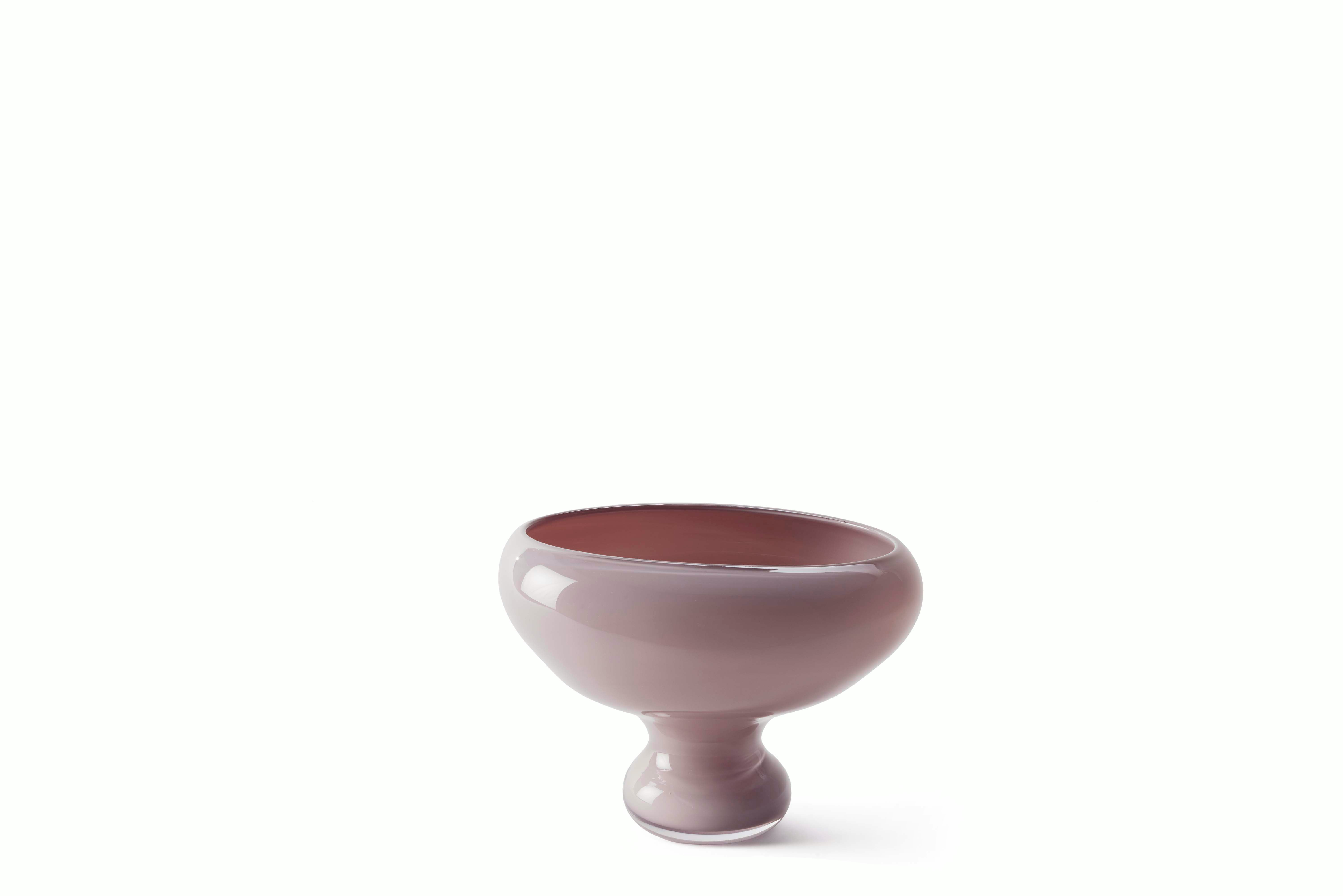 Mardahl Pedistal Vase - Small, Plum