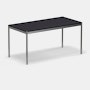 USM Haller Work Table - Black Laminate