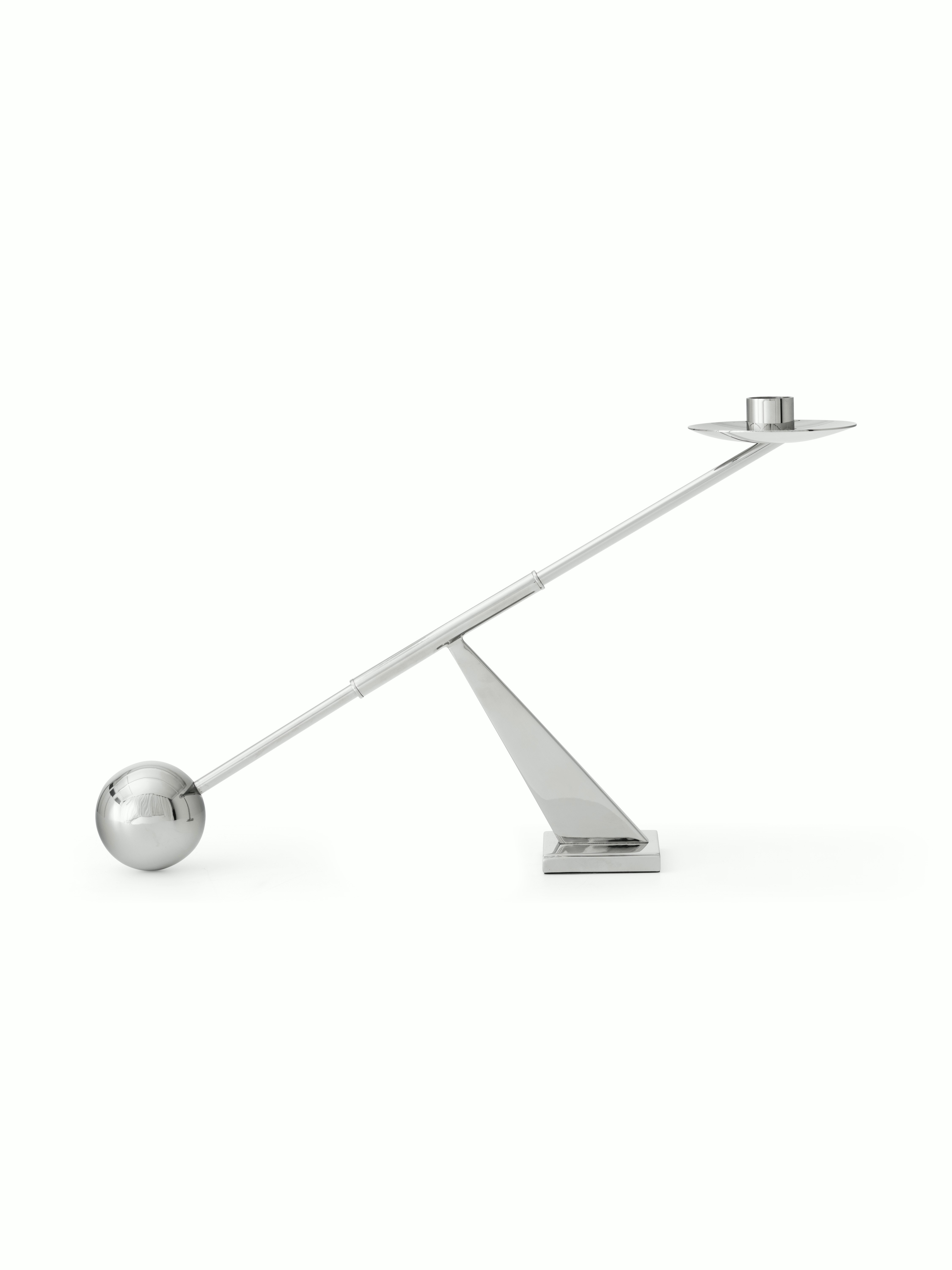 Interconnect Candle Holder - Stainless Steel