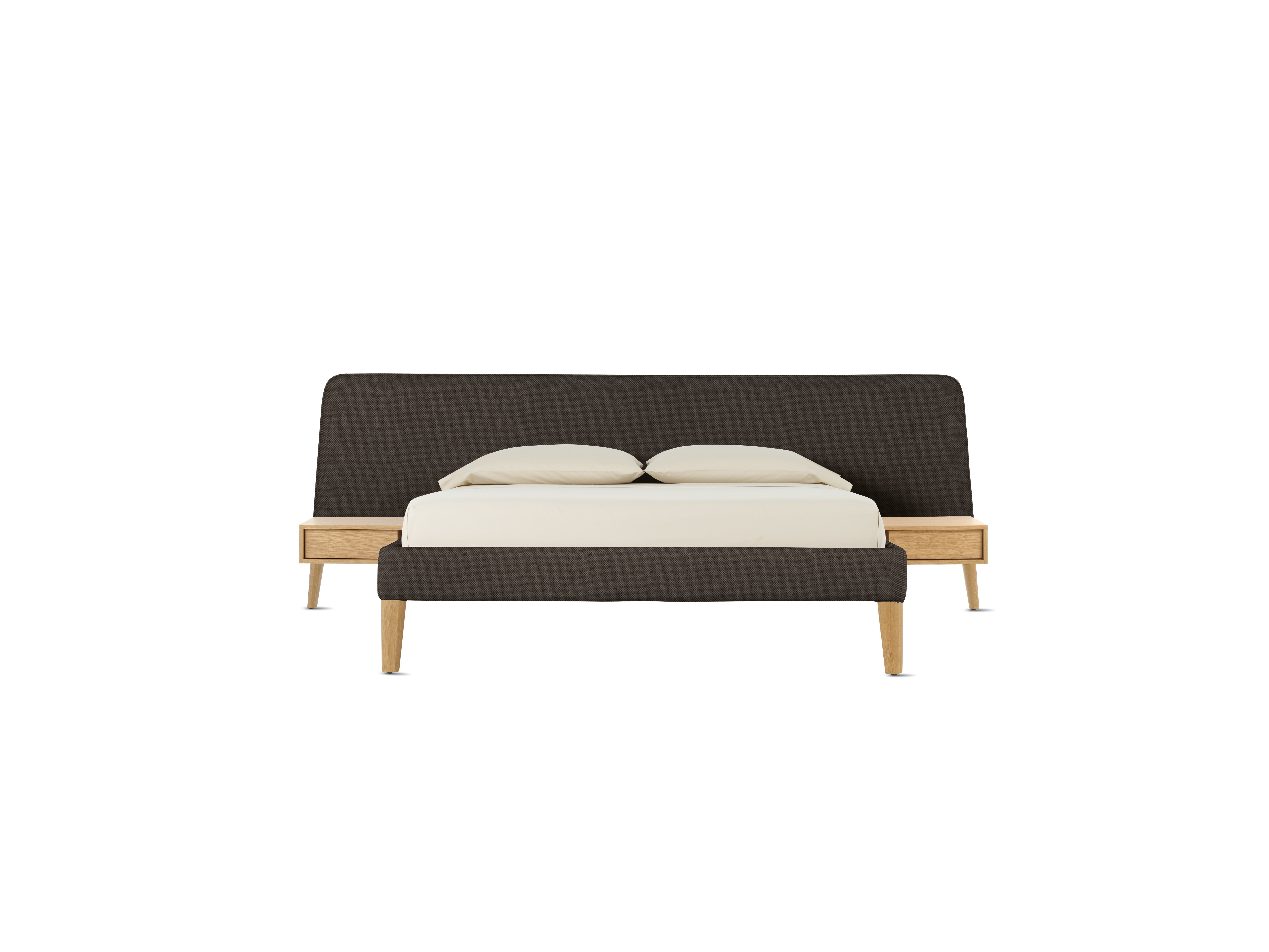 Parallel Bed - Wide, Queen, Mode, Hollow, Oak