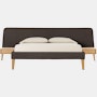 Parallel Bed - Wide, Queen, Mode, Hollow, Oak