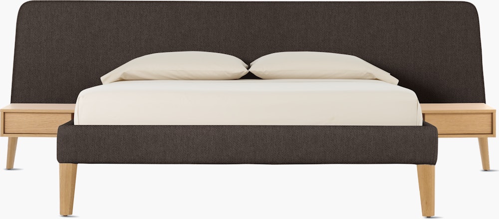 Parallel Bed - Wide, Queen, Mode, Hollow, Oak