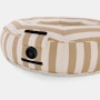 Ring Lilo Pool Float - sand/white stripe