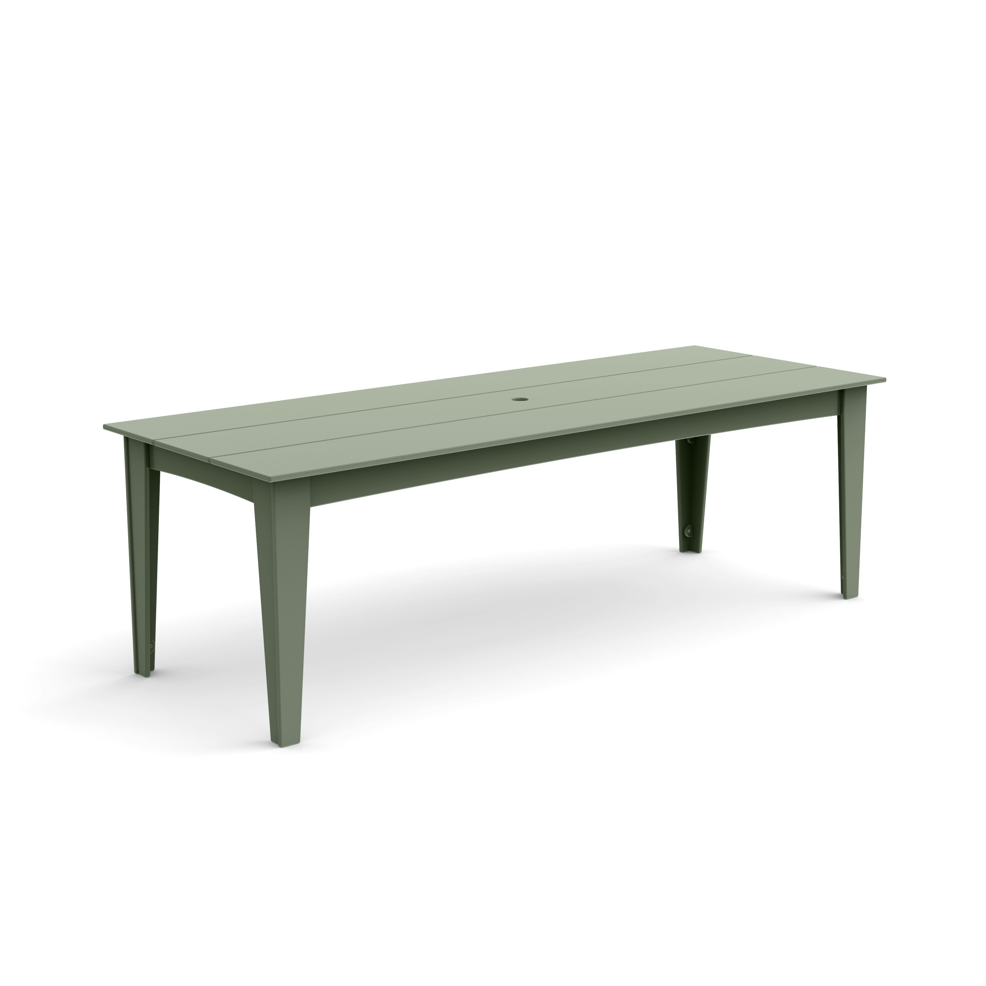 Alfresco Dining Table - 95in,  Sage,  Umbrella Hole