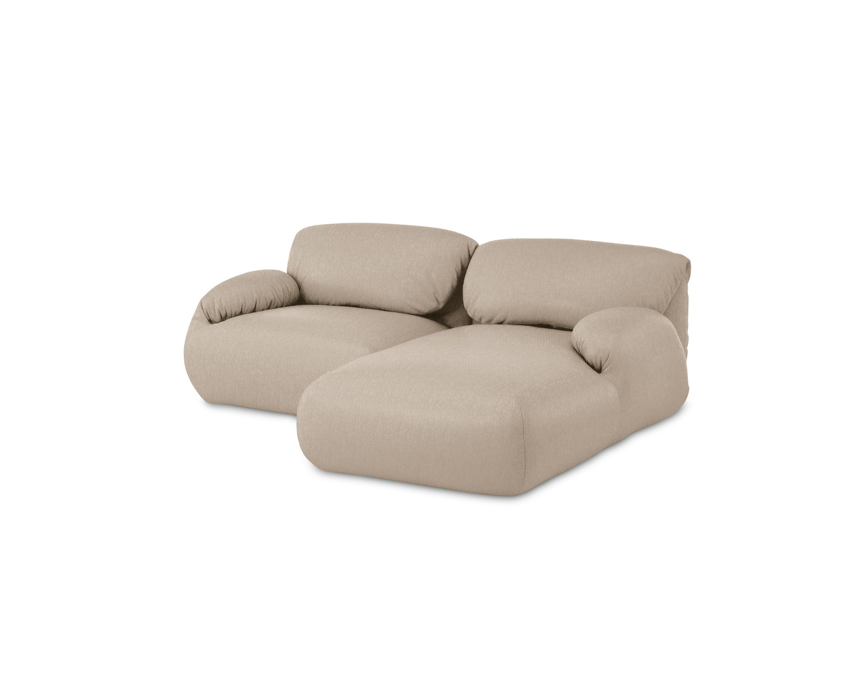 Luva Modular 2 Seat Sectional - Right,  Mode,  Basket