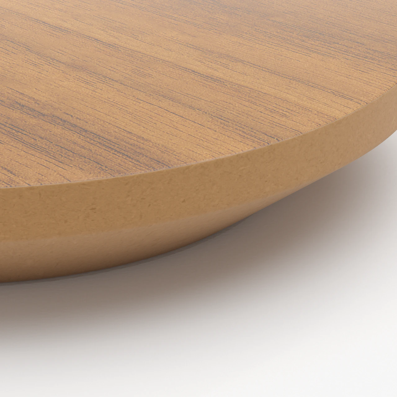 Walnut Veneer Top with Chamfer Edge