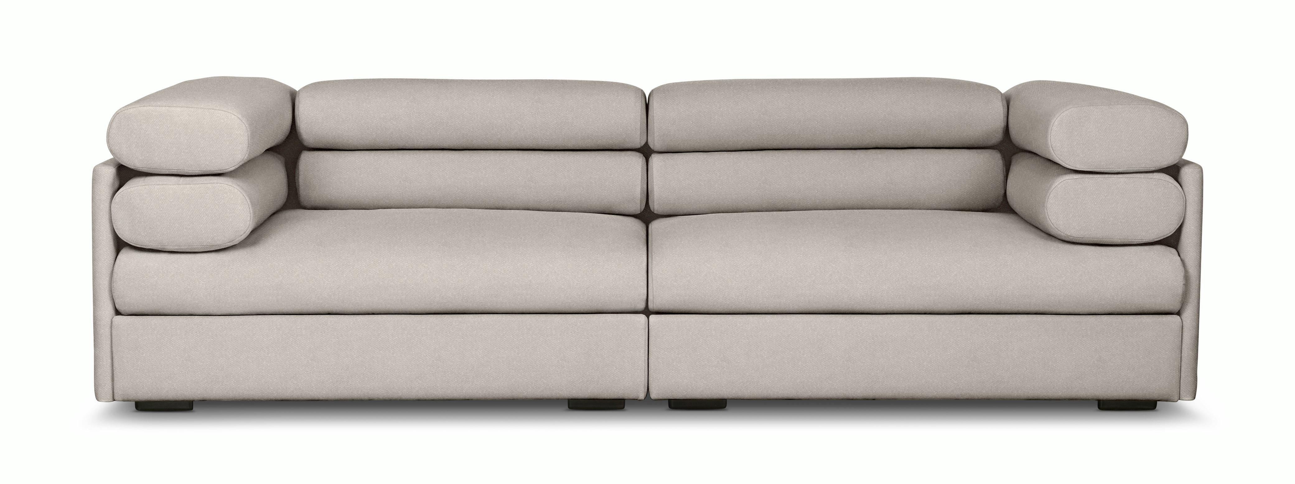 Elogio Sofa - Three Seater,  Spitfire Velvet,  Cream