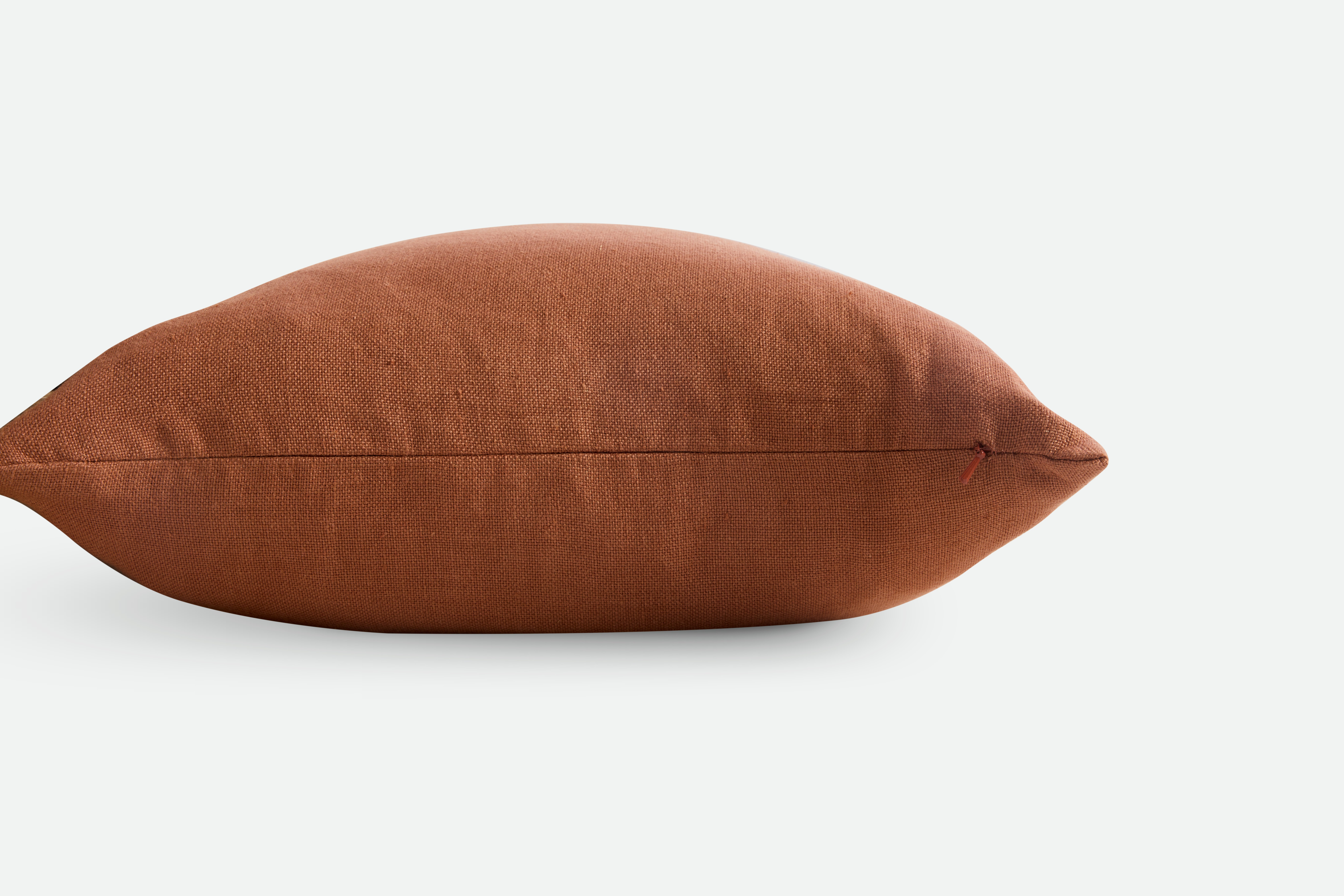 Brugge Linen Pillow,  terracotta,  18x18