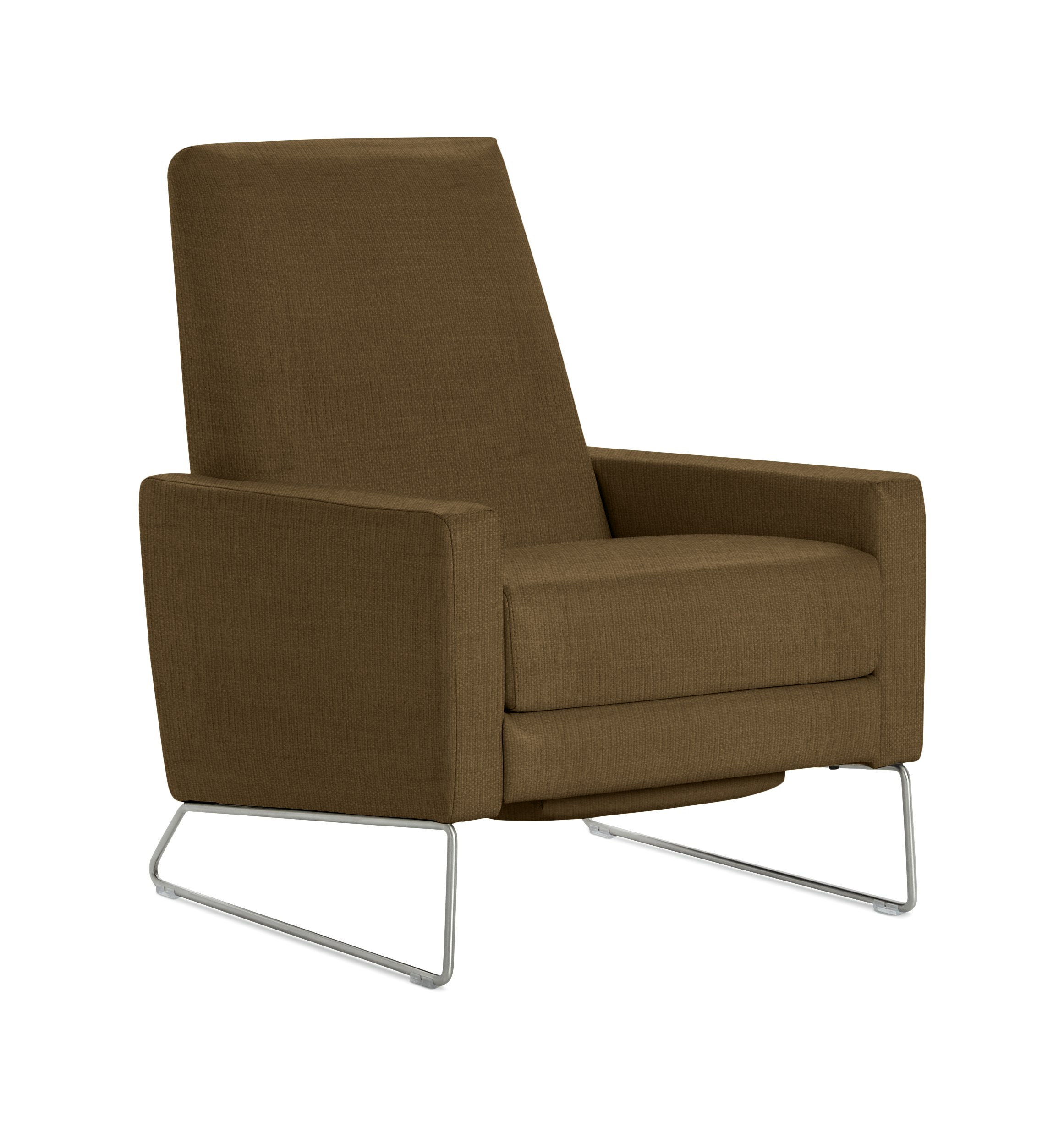 Flight Recliner 2.0 - Standard, Fabric, Crypton Robusta, Walnut, Stainless Steel