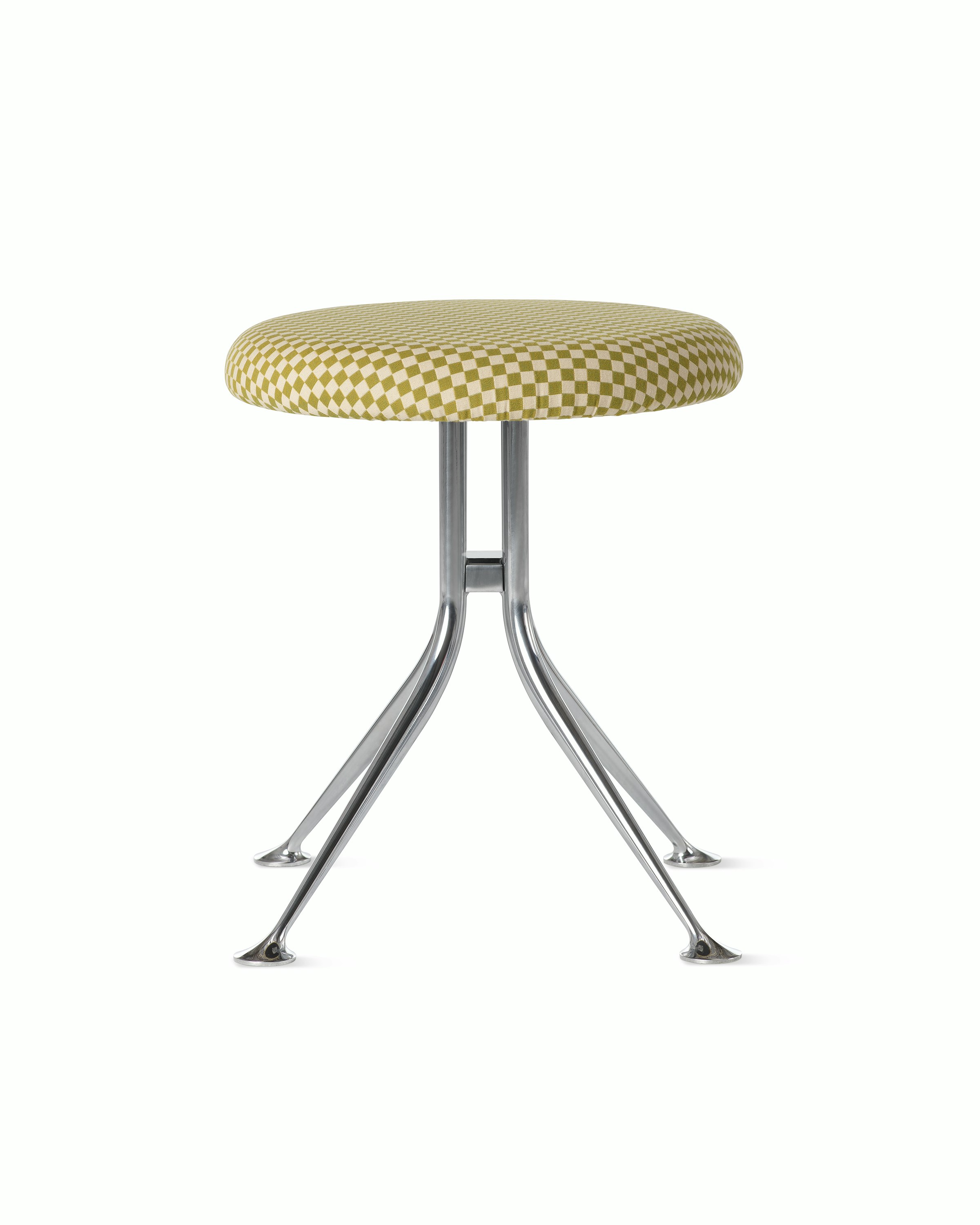 A front view of a single Girard Stool.