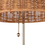 Bell Wicker Table Lamp