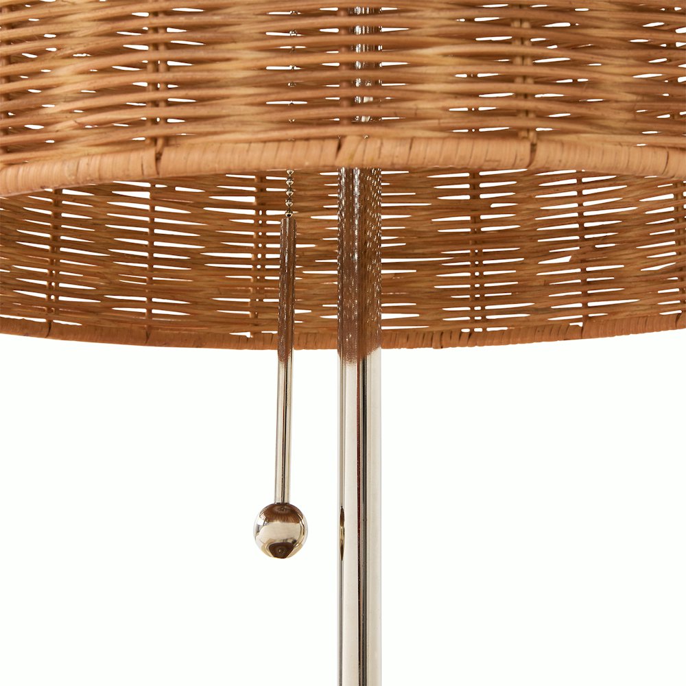 Bell Wicker Table Lamp