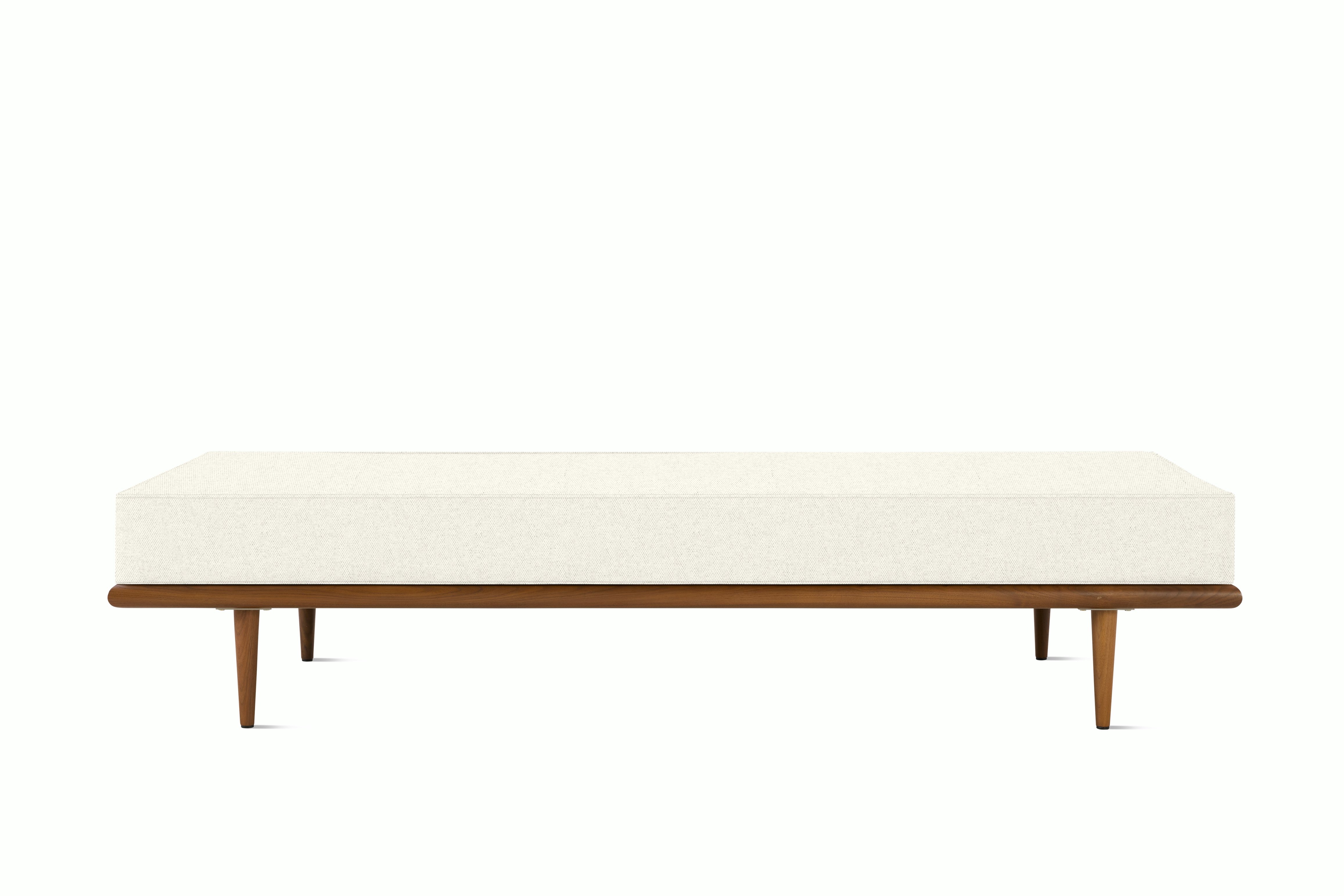 Nelson Daybed 2.0 - Standard, Walnut, Luce, Brioche, Taper