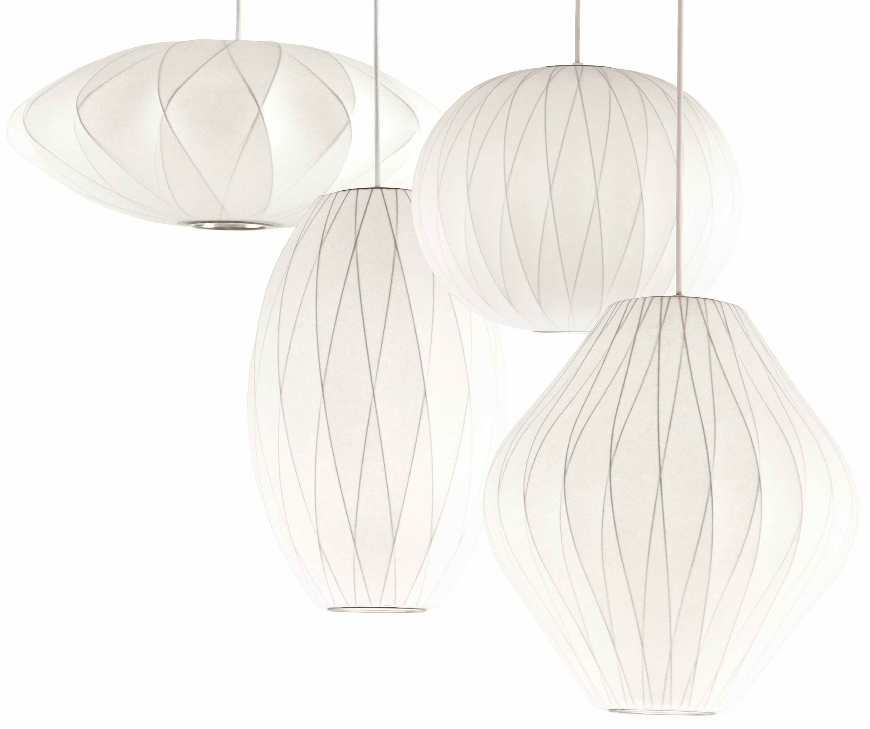 Nelson Pear Crisscross Bubble Pendant